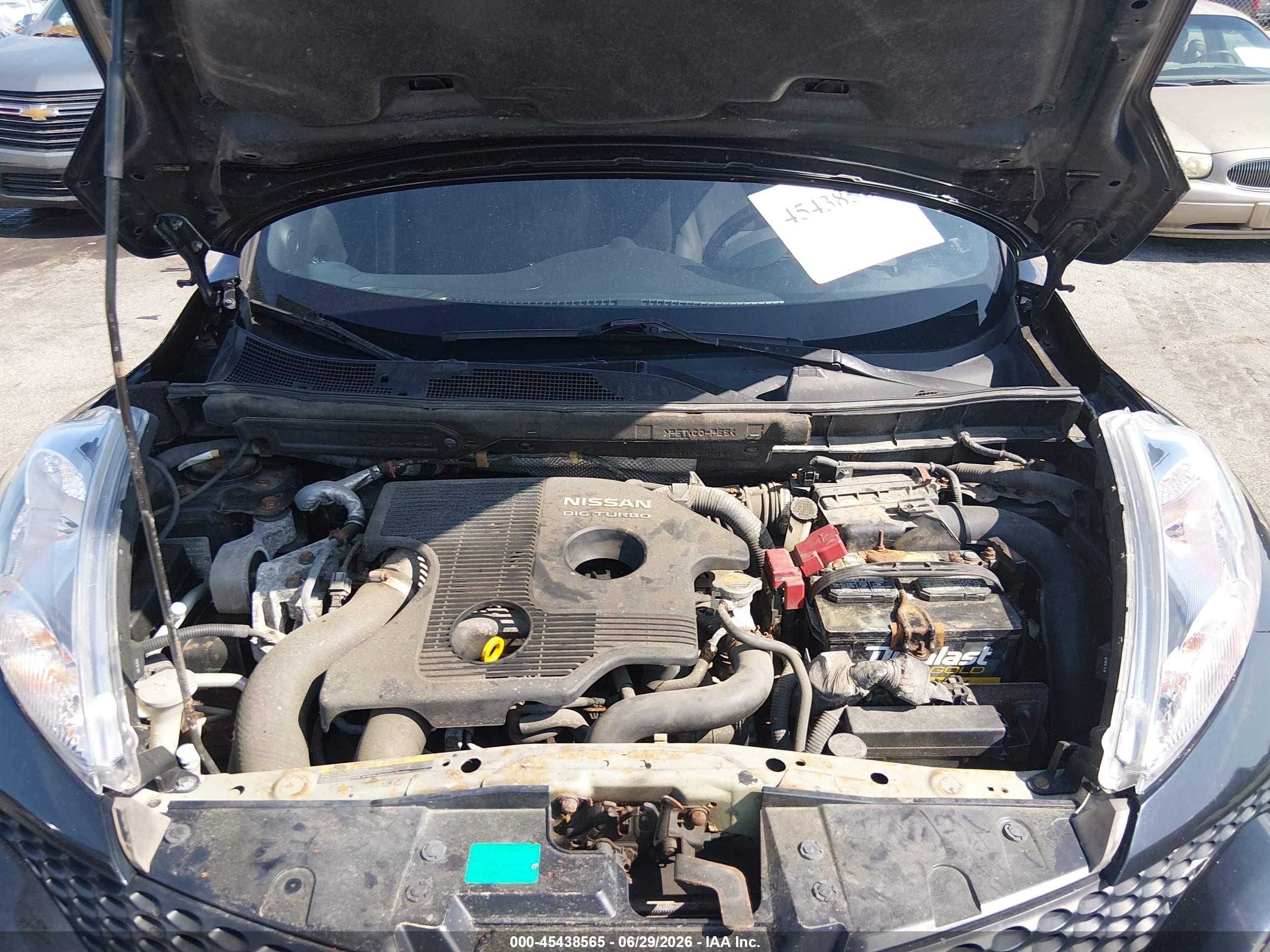 2012 Nissan Juke Sv Black vin: JN8AF5MV4CT125483