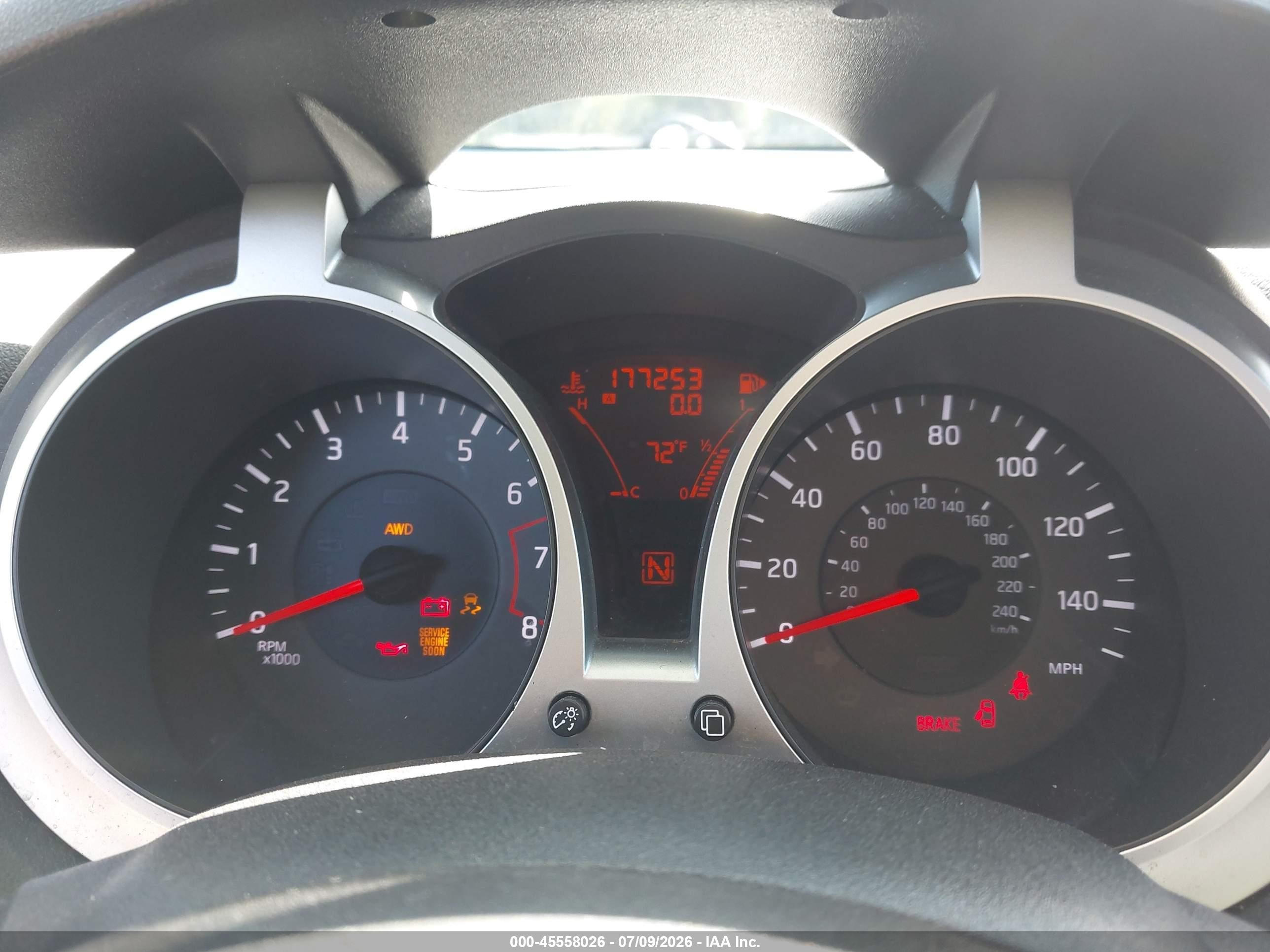 2012 Nissan Juke Sl Gray vin: JN8AF5MV4CT126858