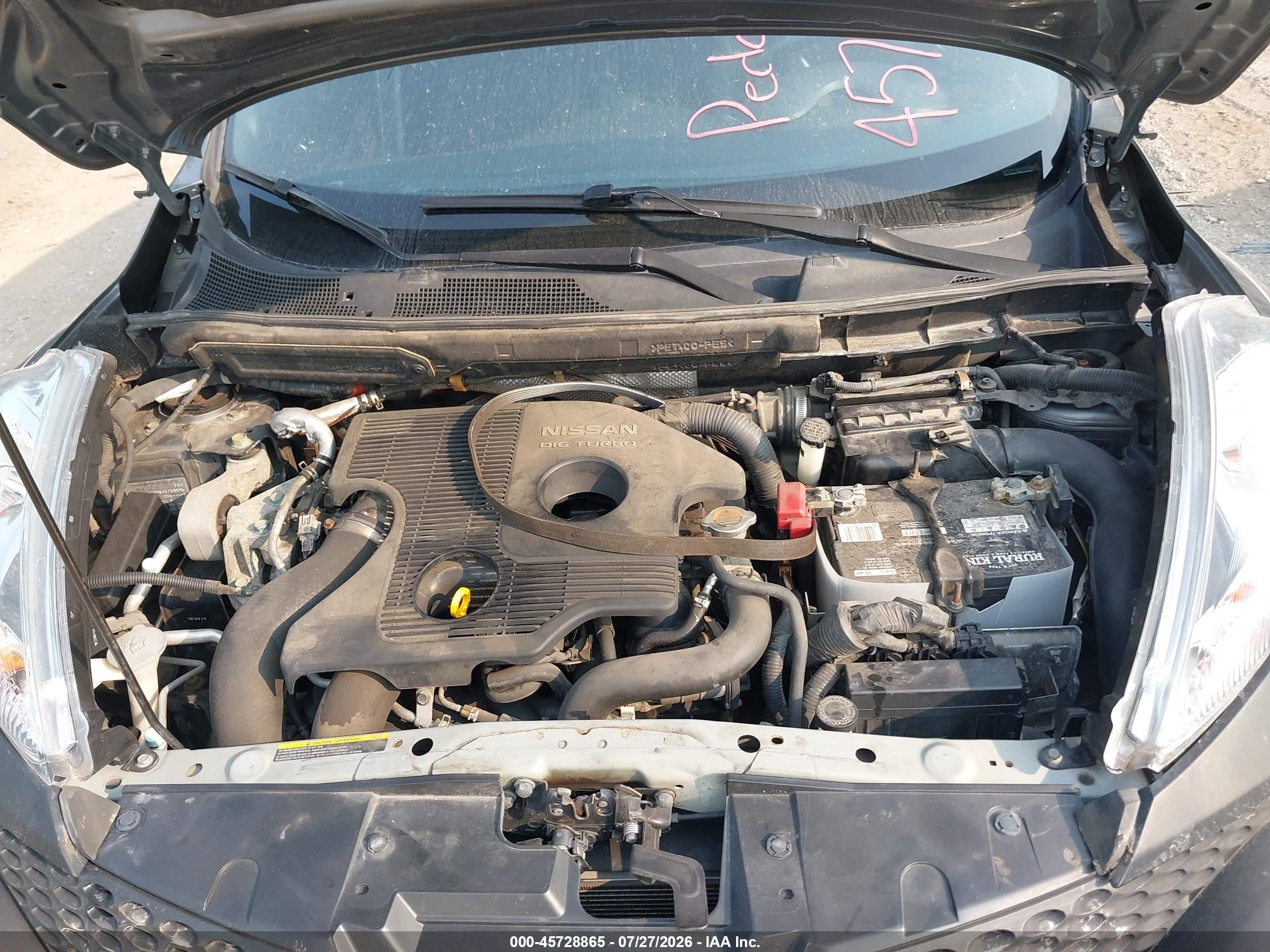 2013 Nissan Juke S Gray vin: JN8AF5MV4DT219896