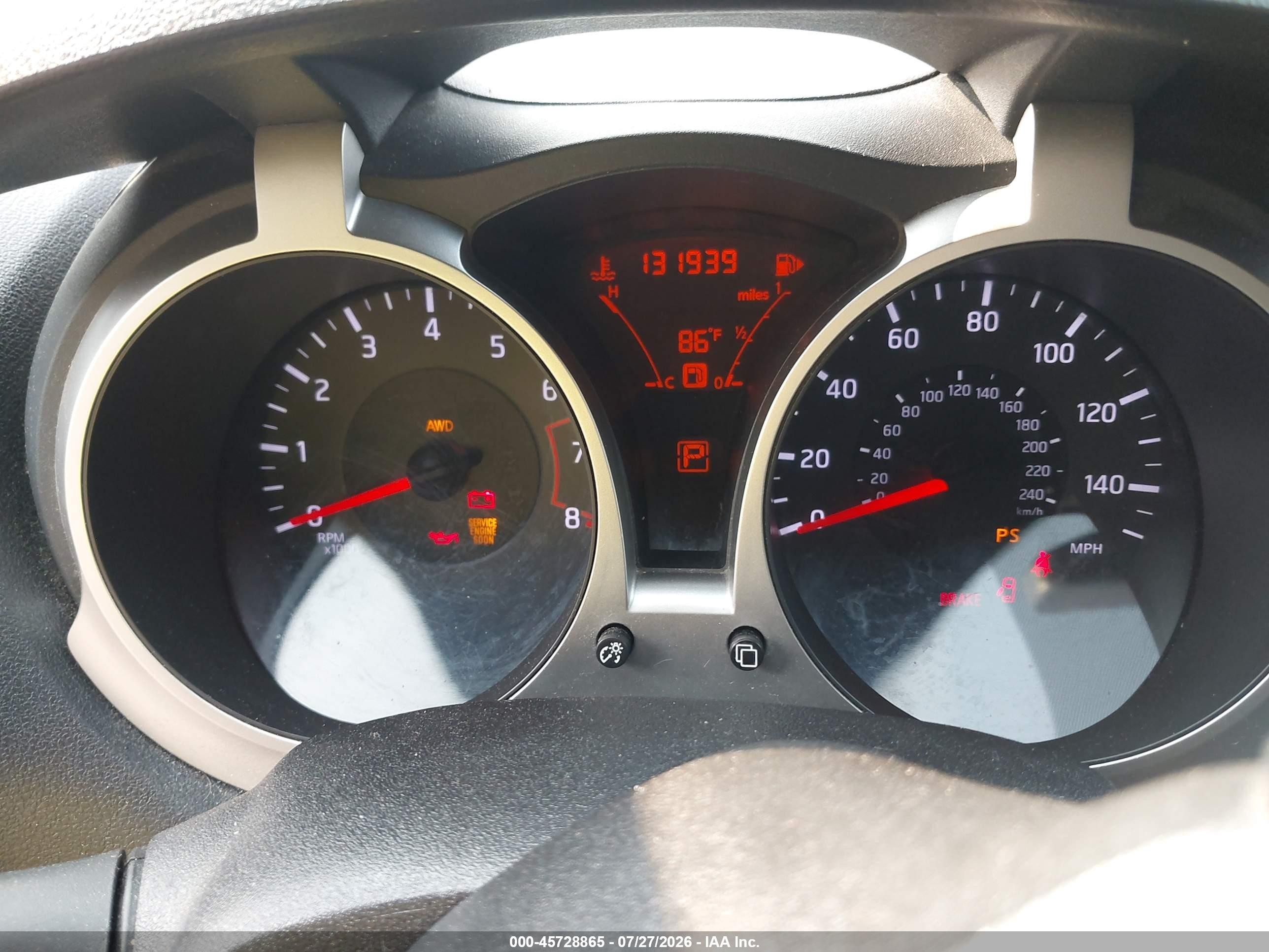 2013 Nissan Juke S Gray vin: JN8AF5MV4DT219896