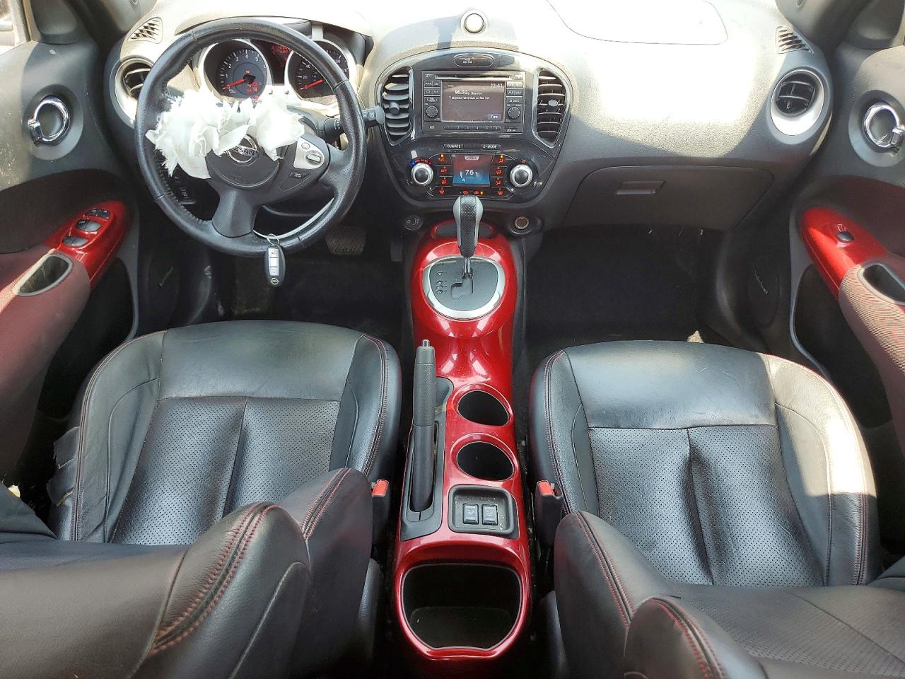 2013 Nissan Juke S Red vin: JN8AF5MV4DT221874
