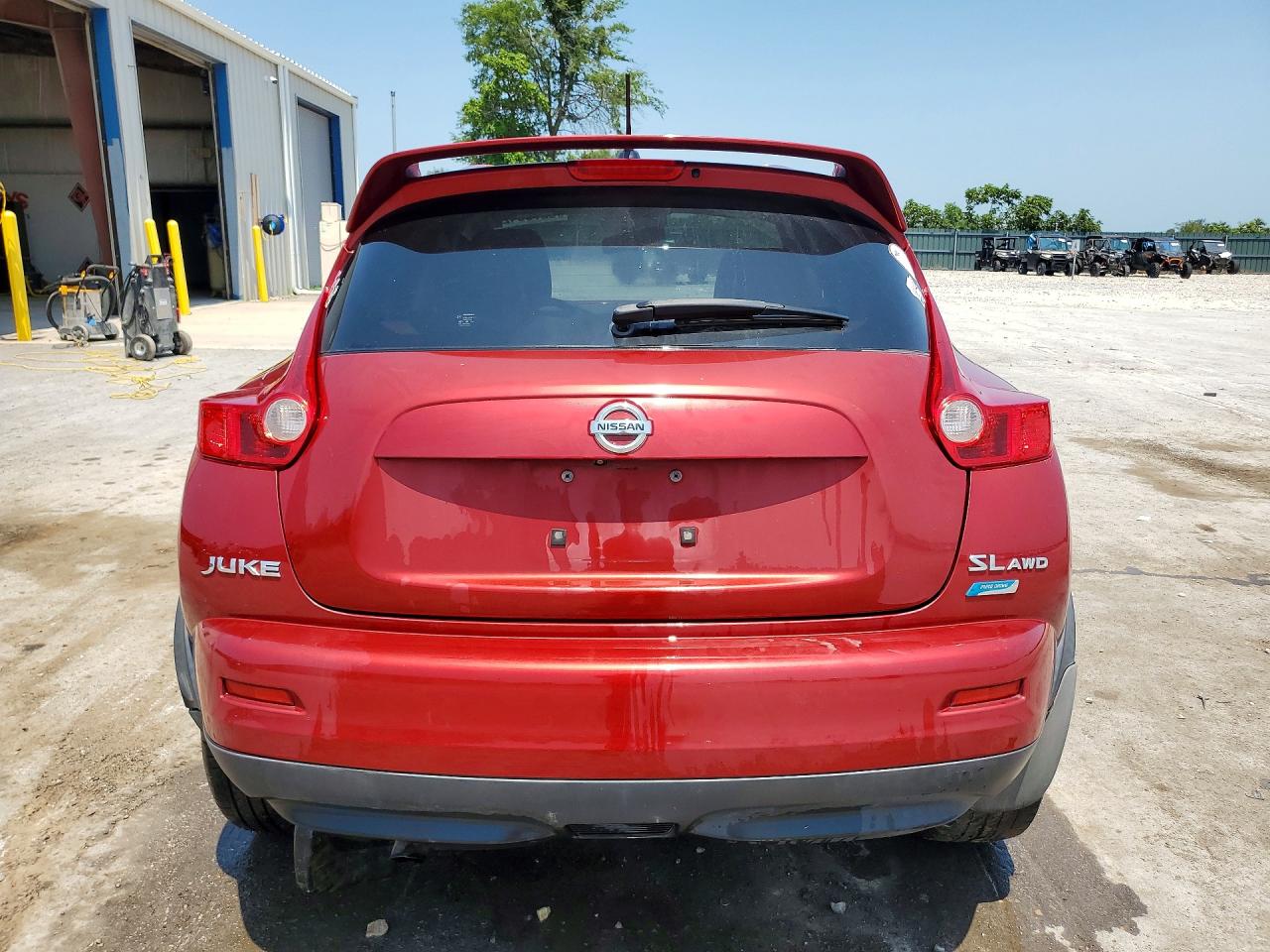 2013 Nissan Juke S Red vin: JN8AF5MV4DT221874