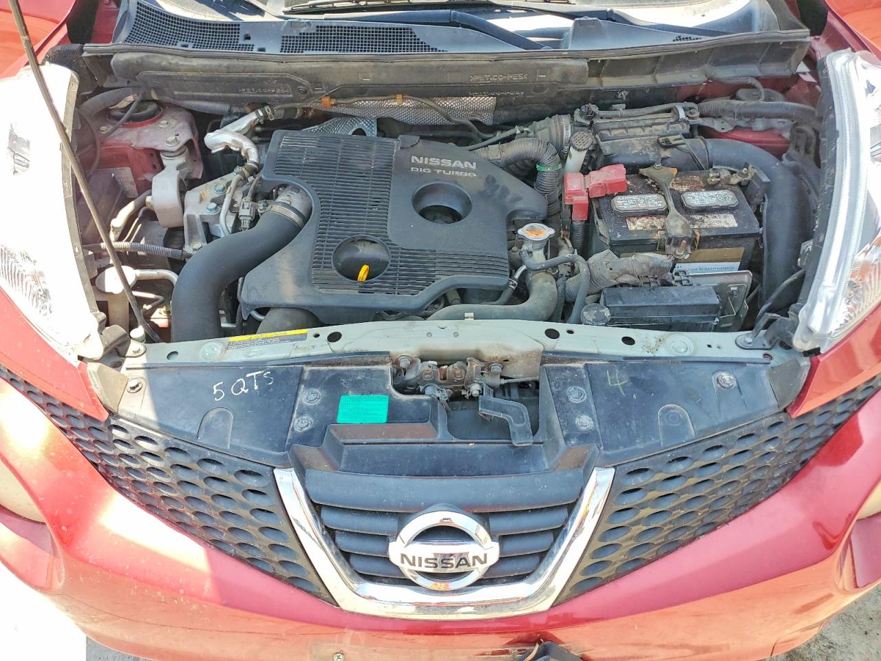 2013 Nissan Juke S Red vin: JN8AF5MV4DT221874