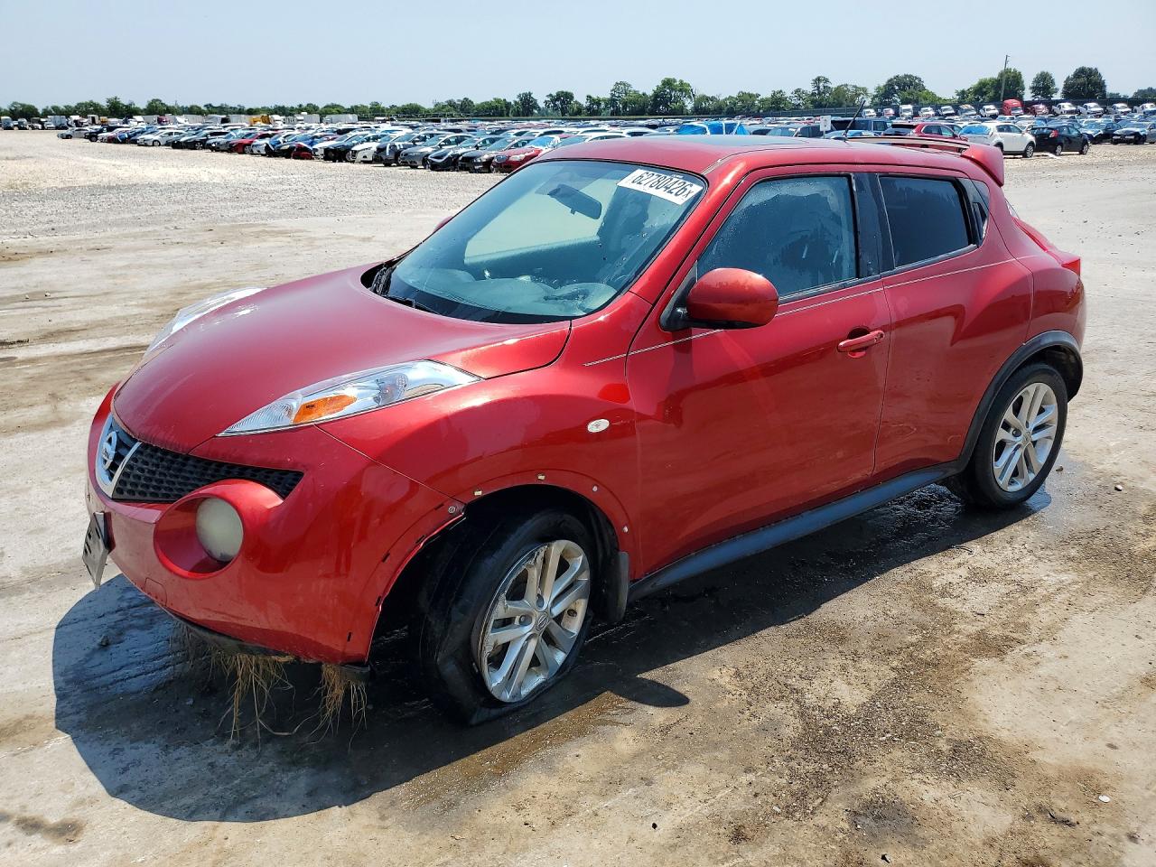 2013 Nissan Juke S Red vin: JN8AF5MV4DT221874