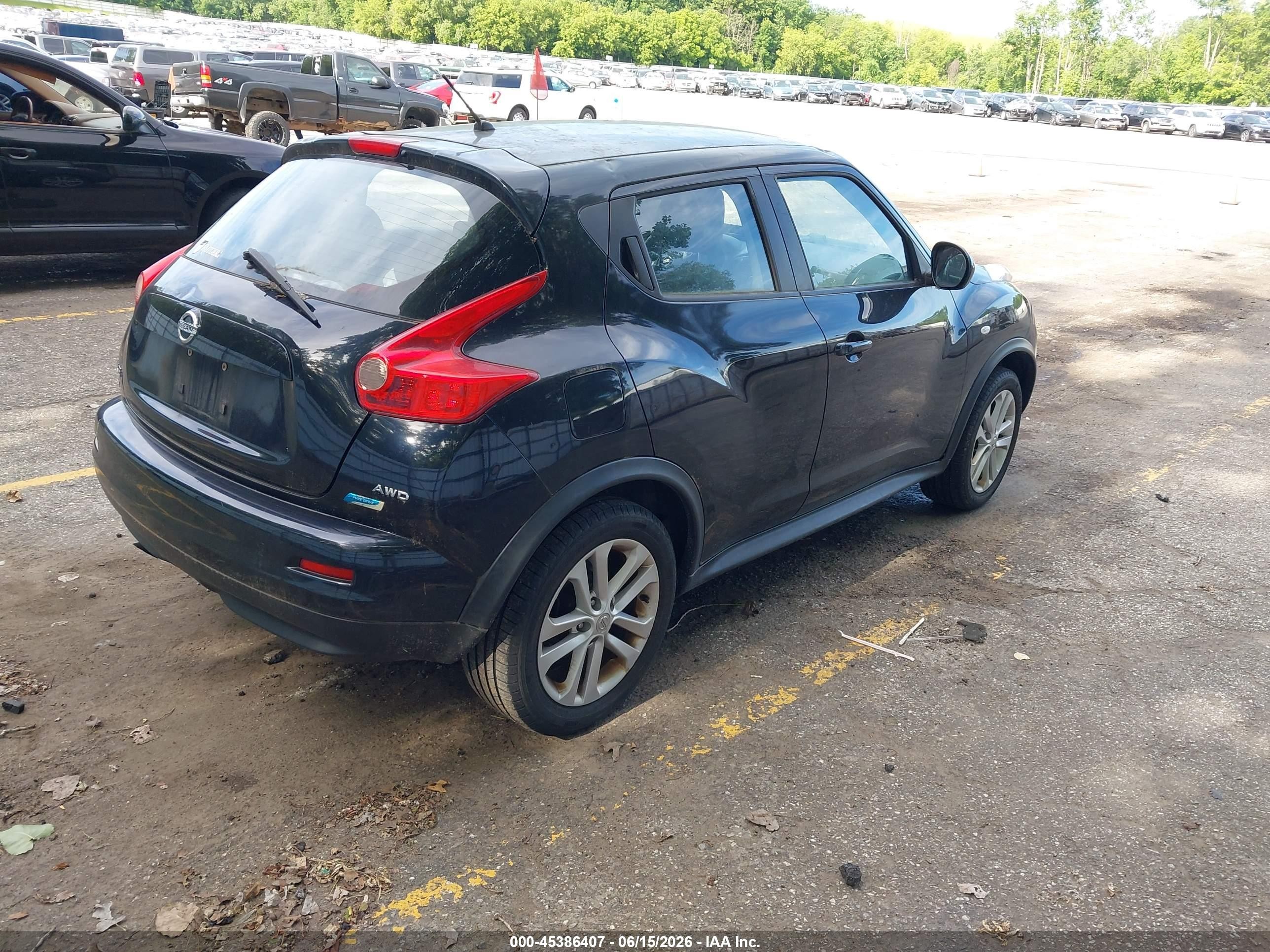 2013 Nissan Juke S Black vin: JN8AF5MV4DT227903