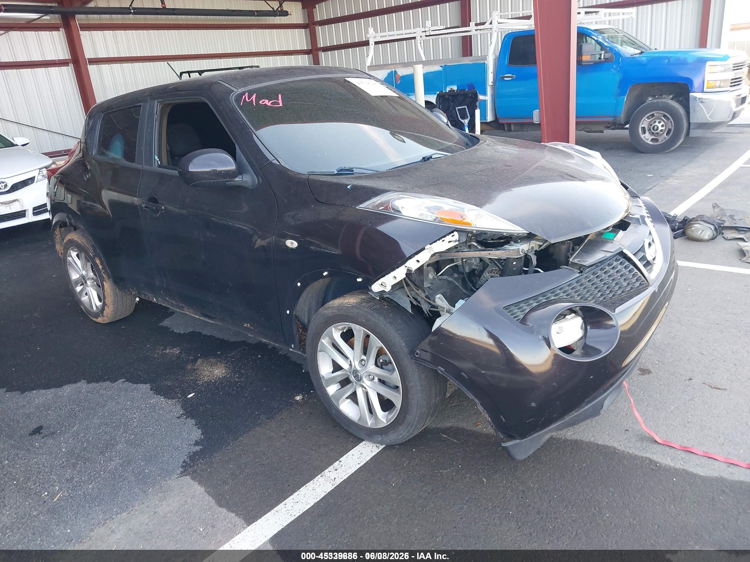 2014 Nissan Juke S Black vin: JN8AF5MV4ET361327