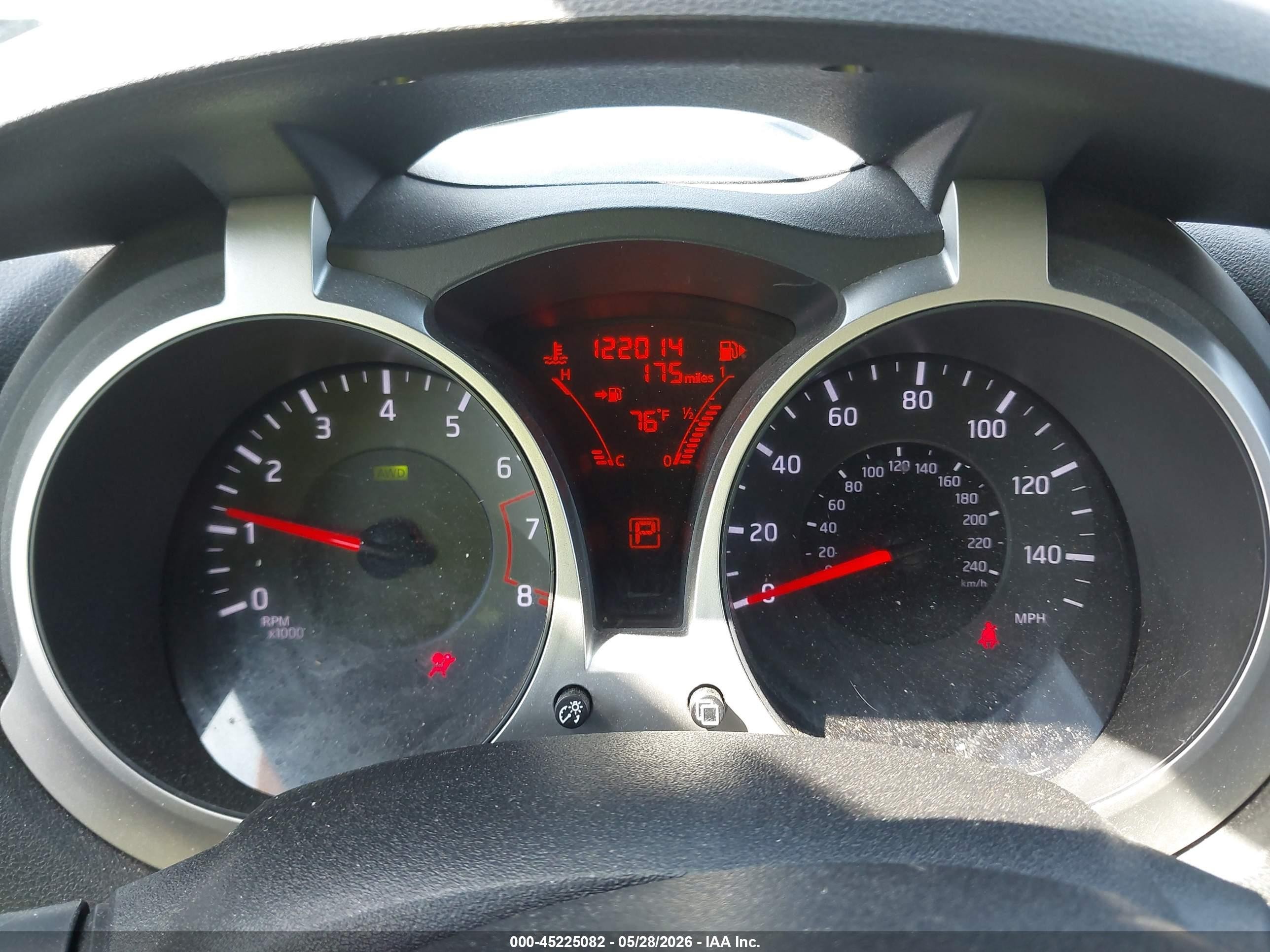 2014 Nissan Juke Sl Purple vin: JN8AF5MV4ET363496
