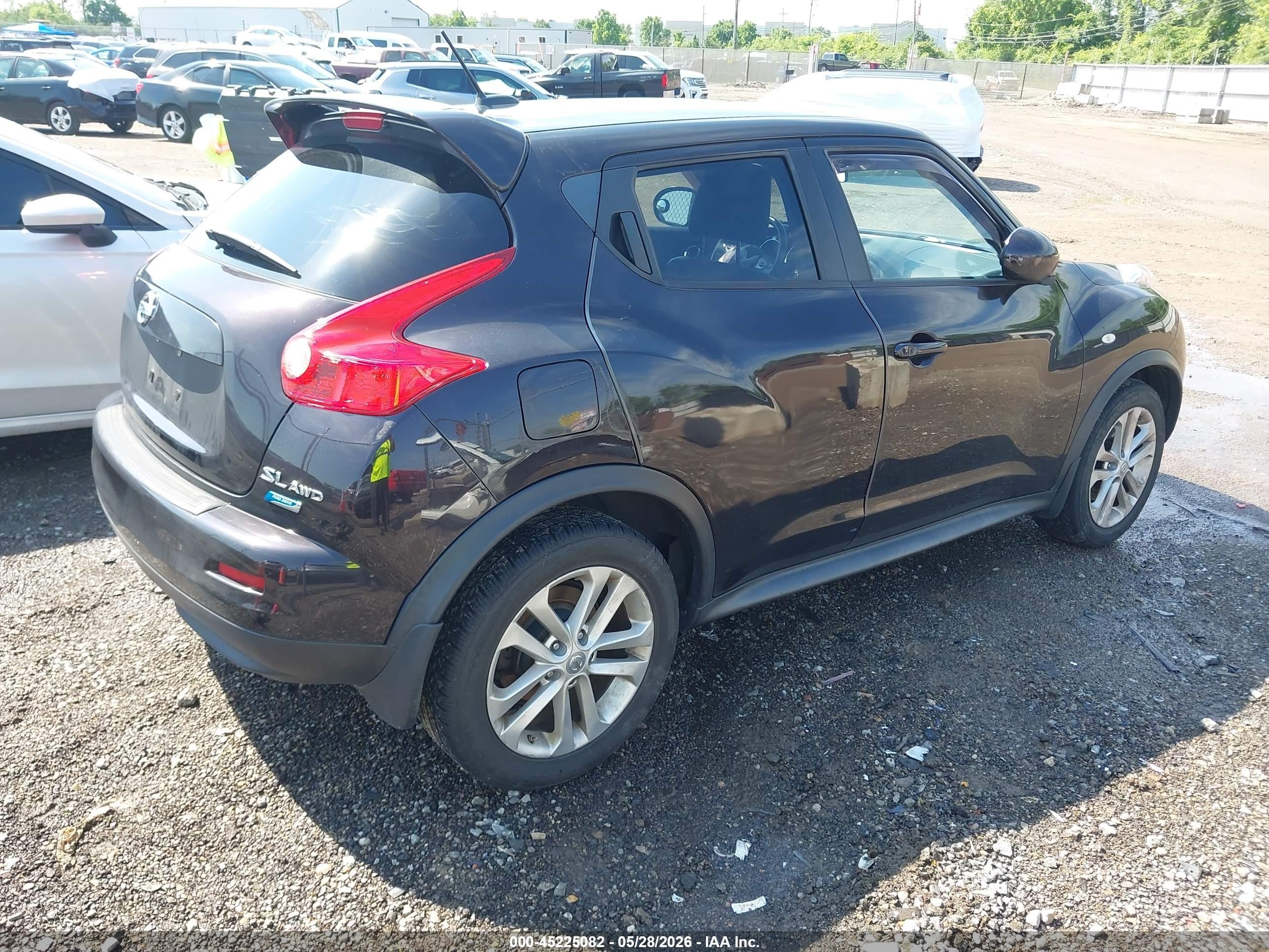 2014 Nissan Juke Sl Purple vin: JN8AF5MV4ET363496