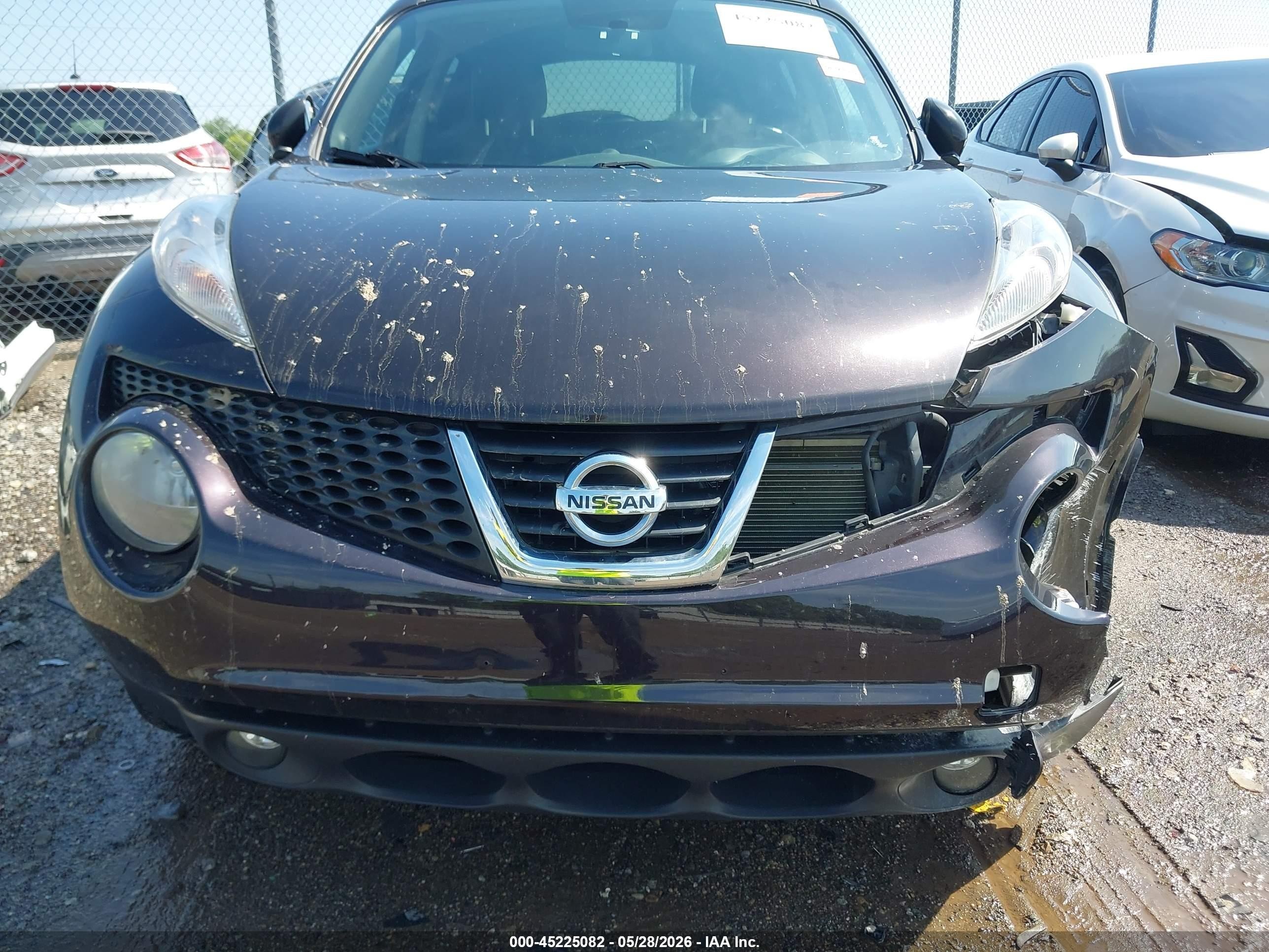 2014 Nissan Juke Sl Purple vin: JN8AF5MV4ET363496