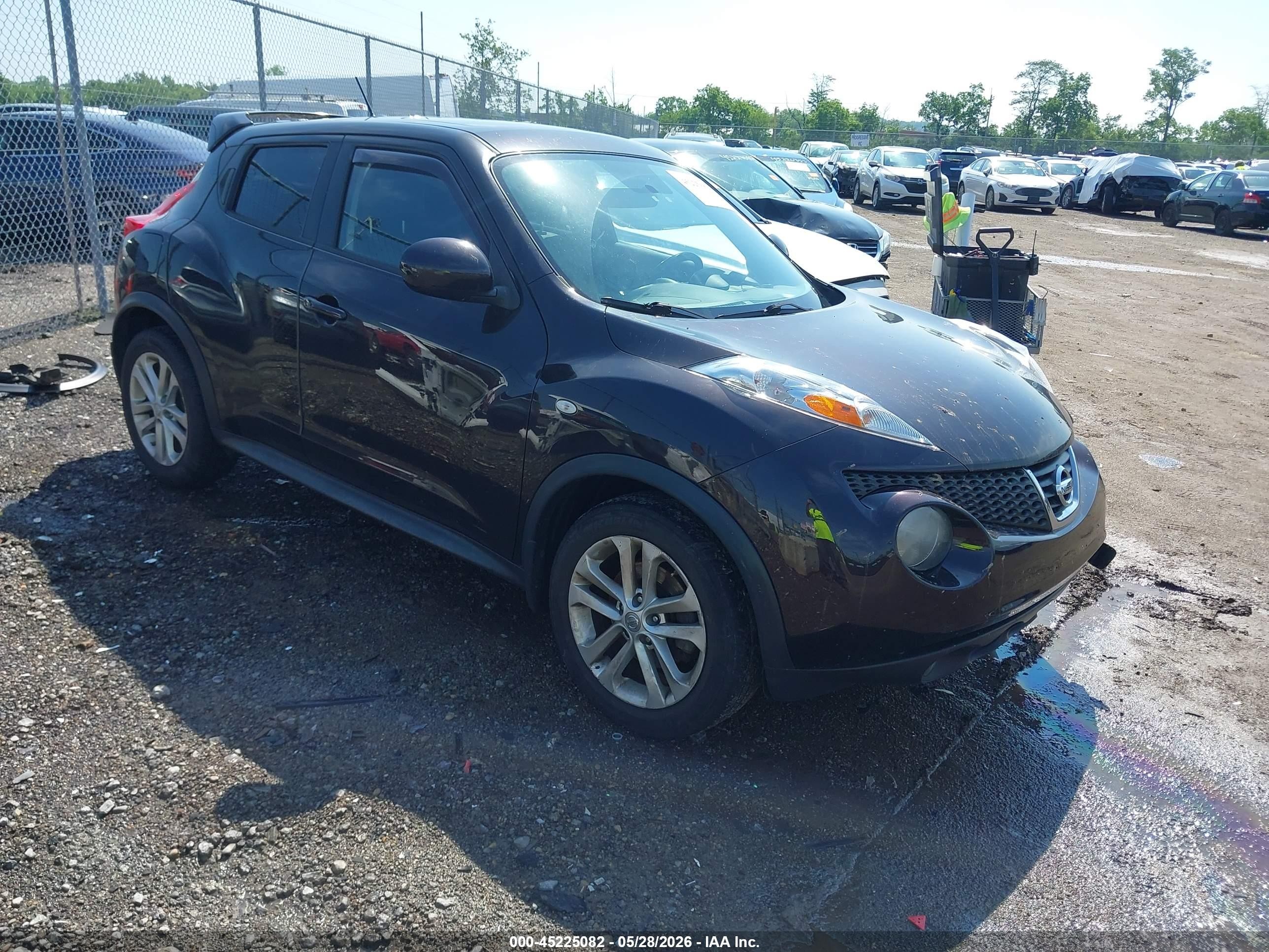 2014 Nissan Juke Sl Purple vin: JN8AF5MV4ET363496