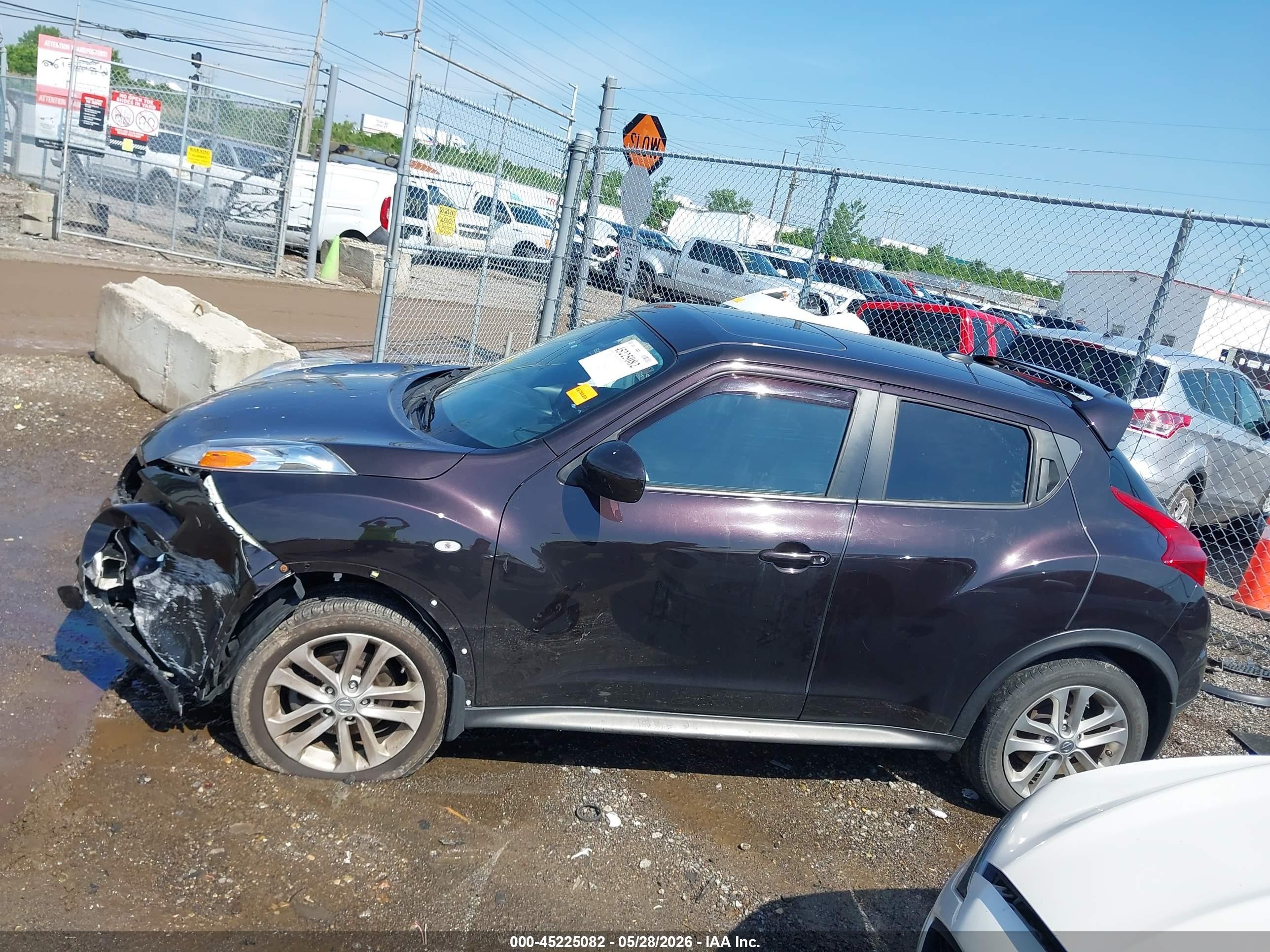 2014 Nissan Juke Sl Purple vin: JN8AF5MV4ET363496