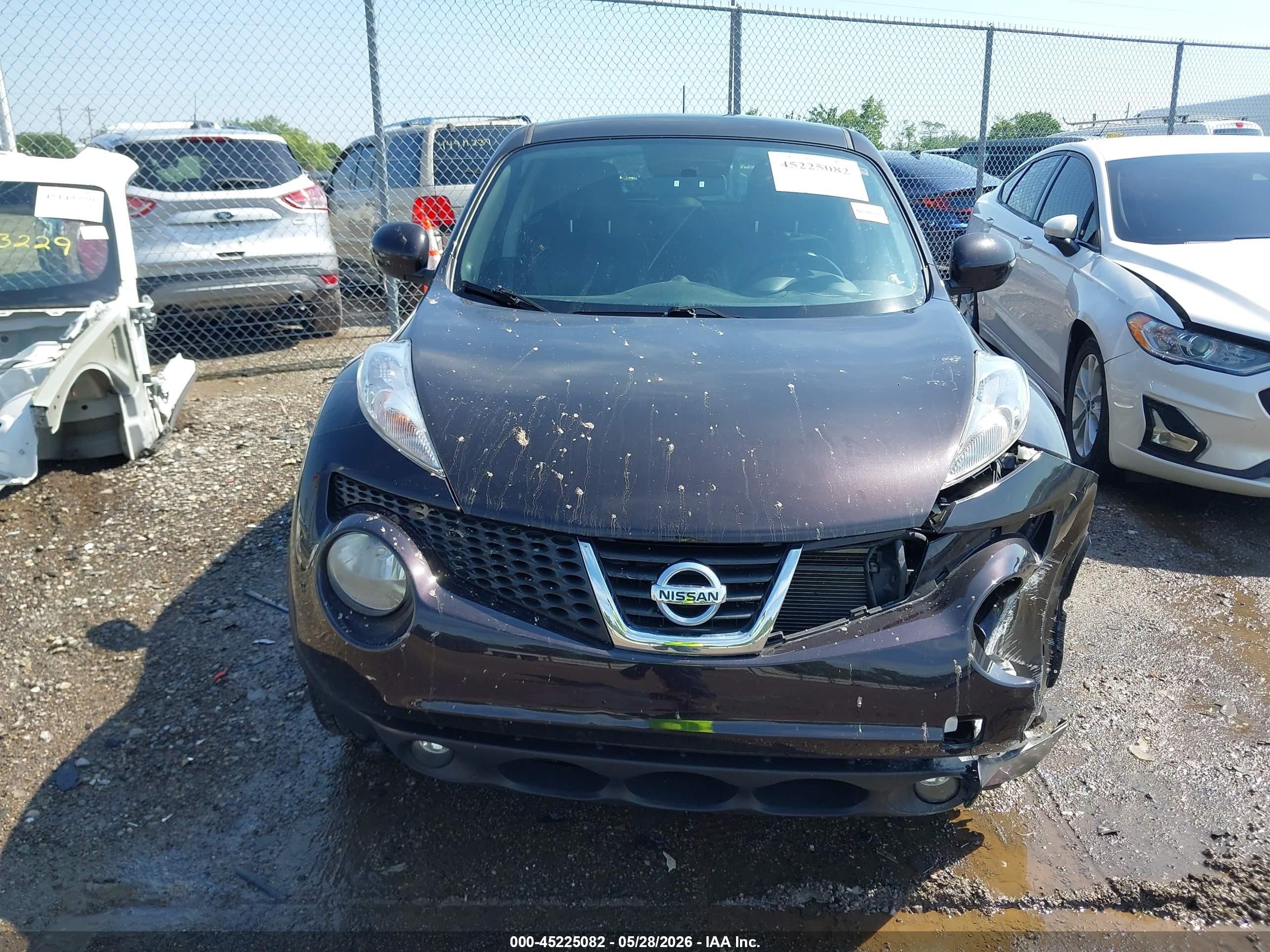 2014 Nissan Juke Sl Purple vin: JN8AF5MV4ET363496