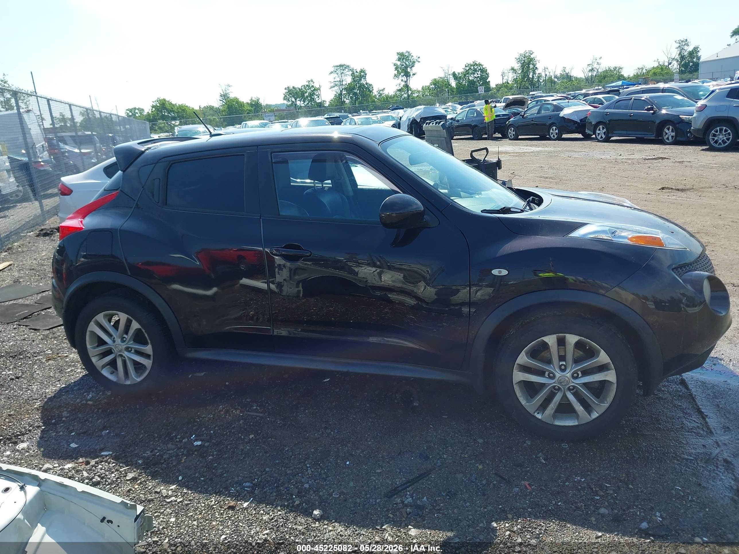 2014 Nissan Juke Sl Purple vin: JN8AF5MV4ET363496