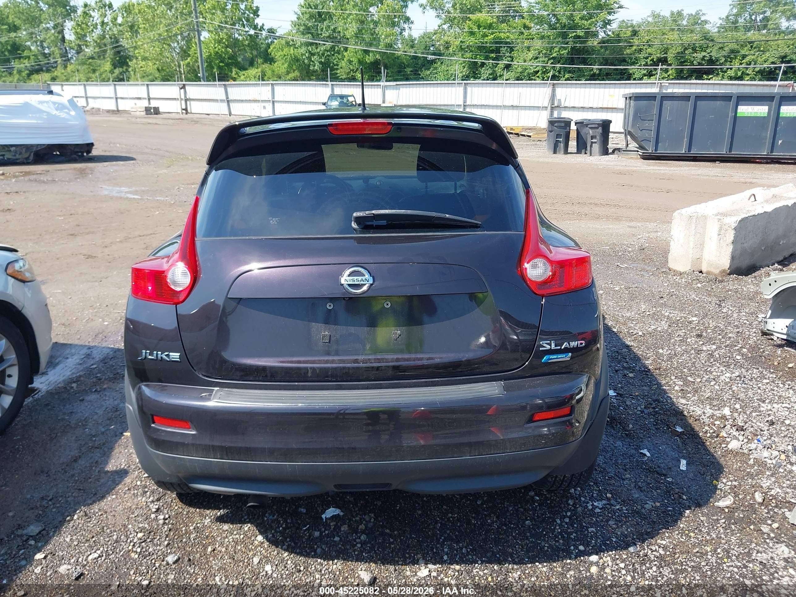 2014 Nissan Juke Sl Purple vin: JN8AF5MV4ET363496