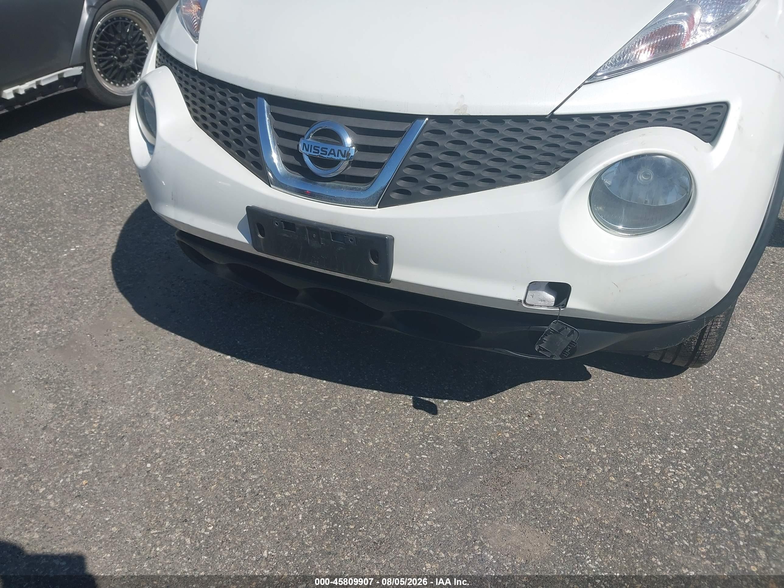 2014 Nissan Juke S Белый vin: JN8AF5MV4ET363675
