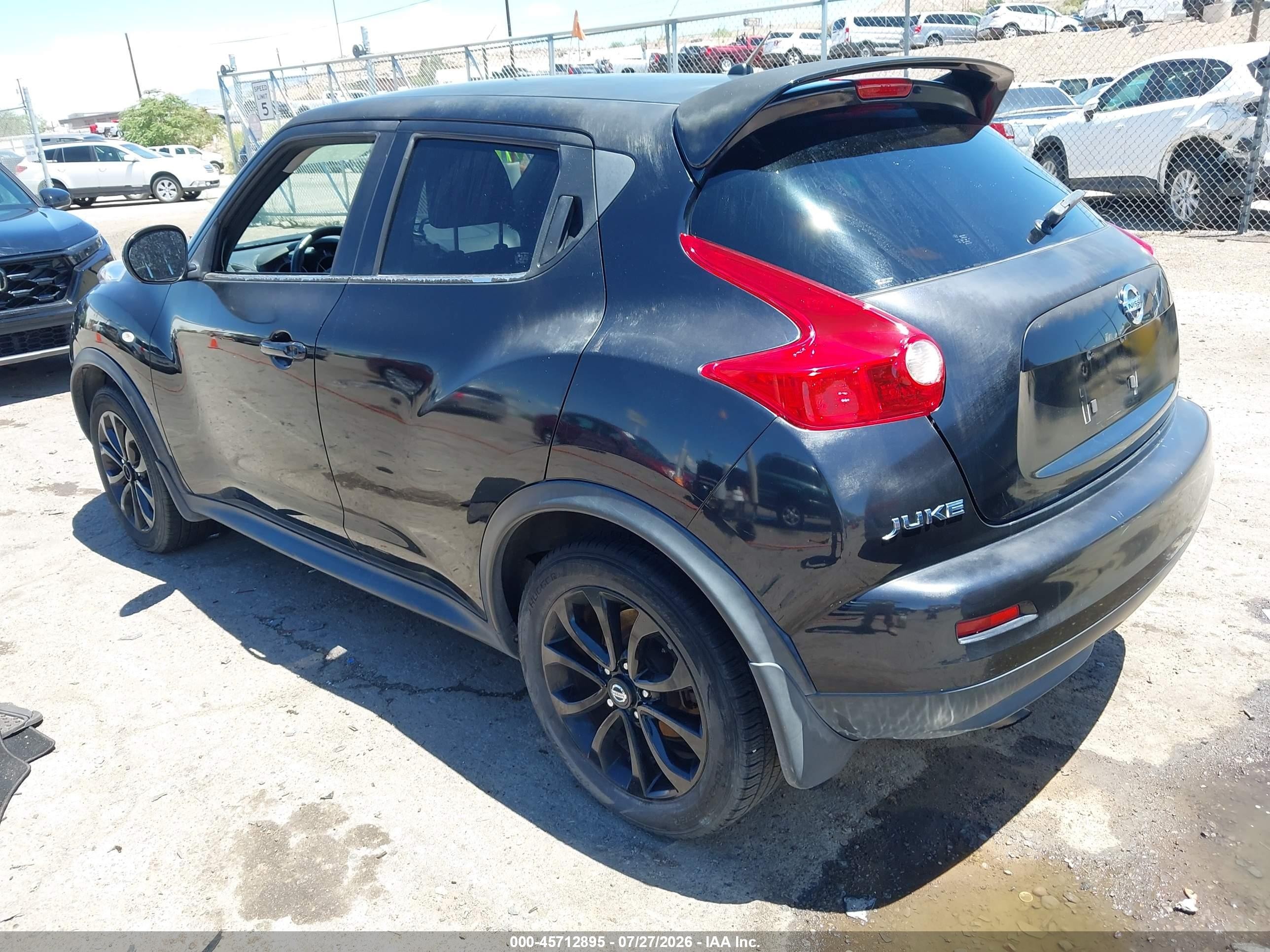 2014 Nissan Juke S Черный vin: JN8AF5MV4ET482794