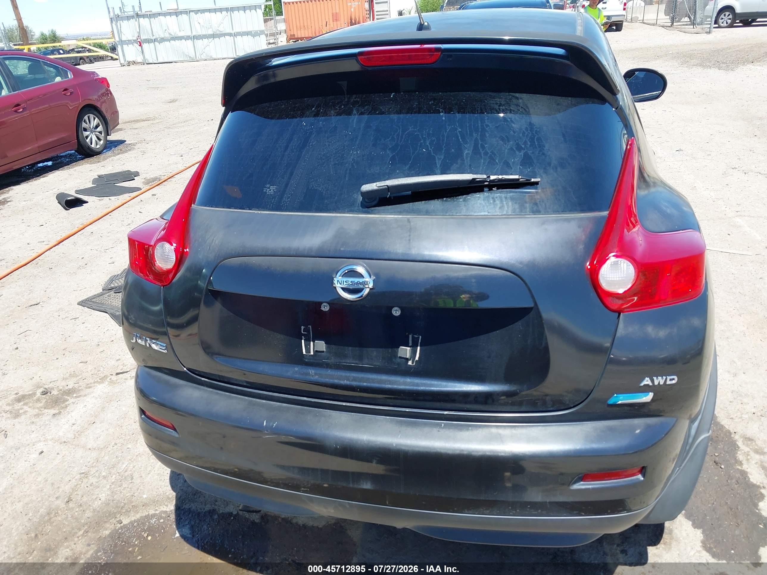 2014 Nissan Juke S Черный vin: JN8AF5MV4ET482794