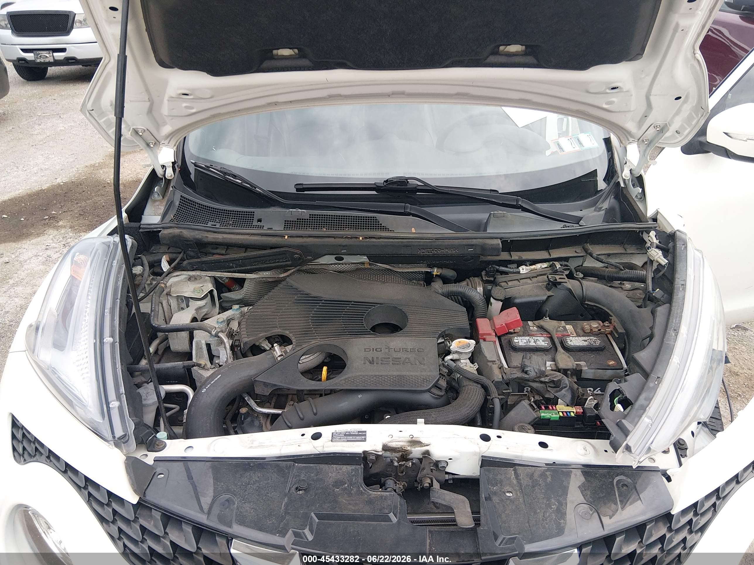 2015 Nissan Juke Sl White vin: JN8AF5MV4FT559004