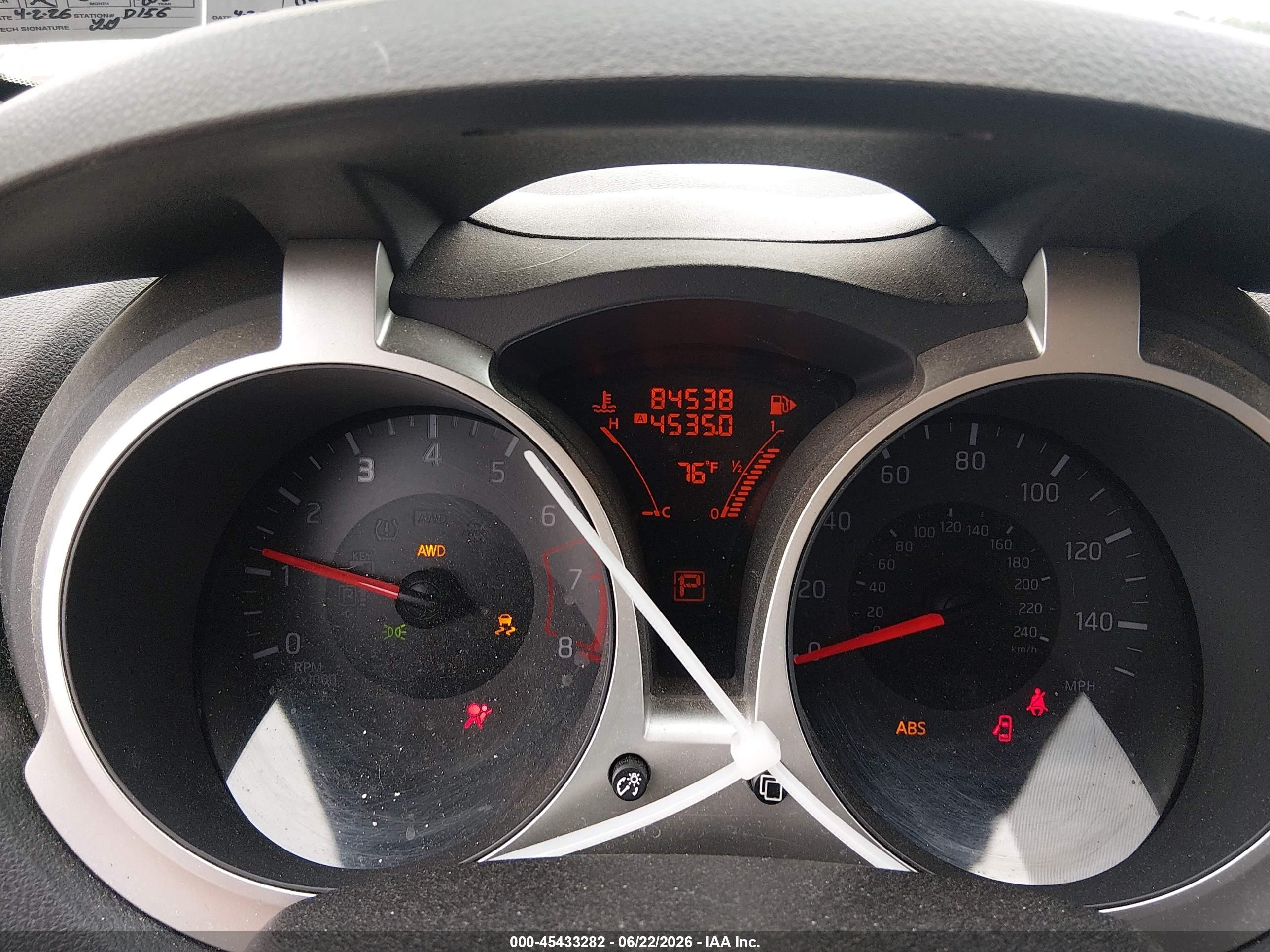2015 Nissan Juke Sl White vin: JN8AF5MV4FT559004