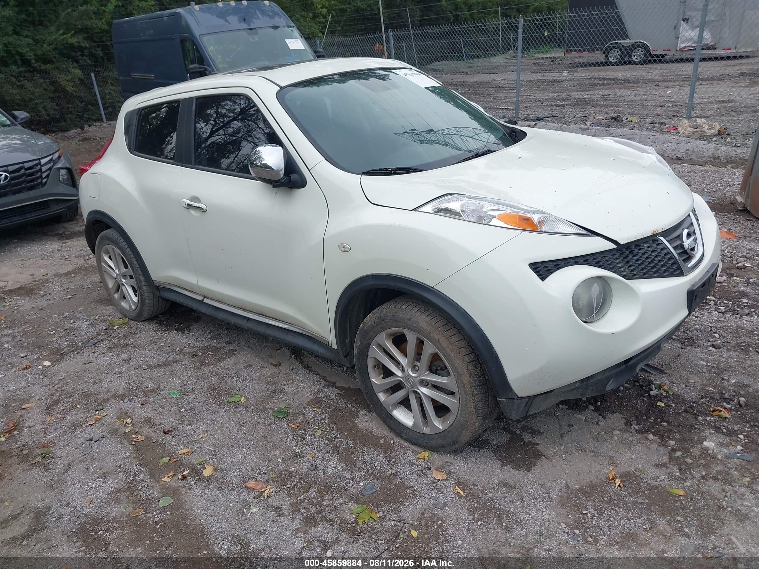 2011 Nissan Juke Sl Белый vin: JN8AF5MV5BT018778