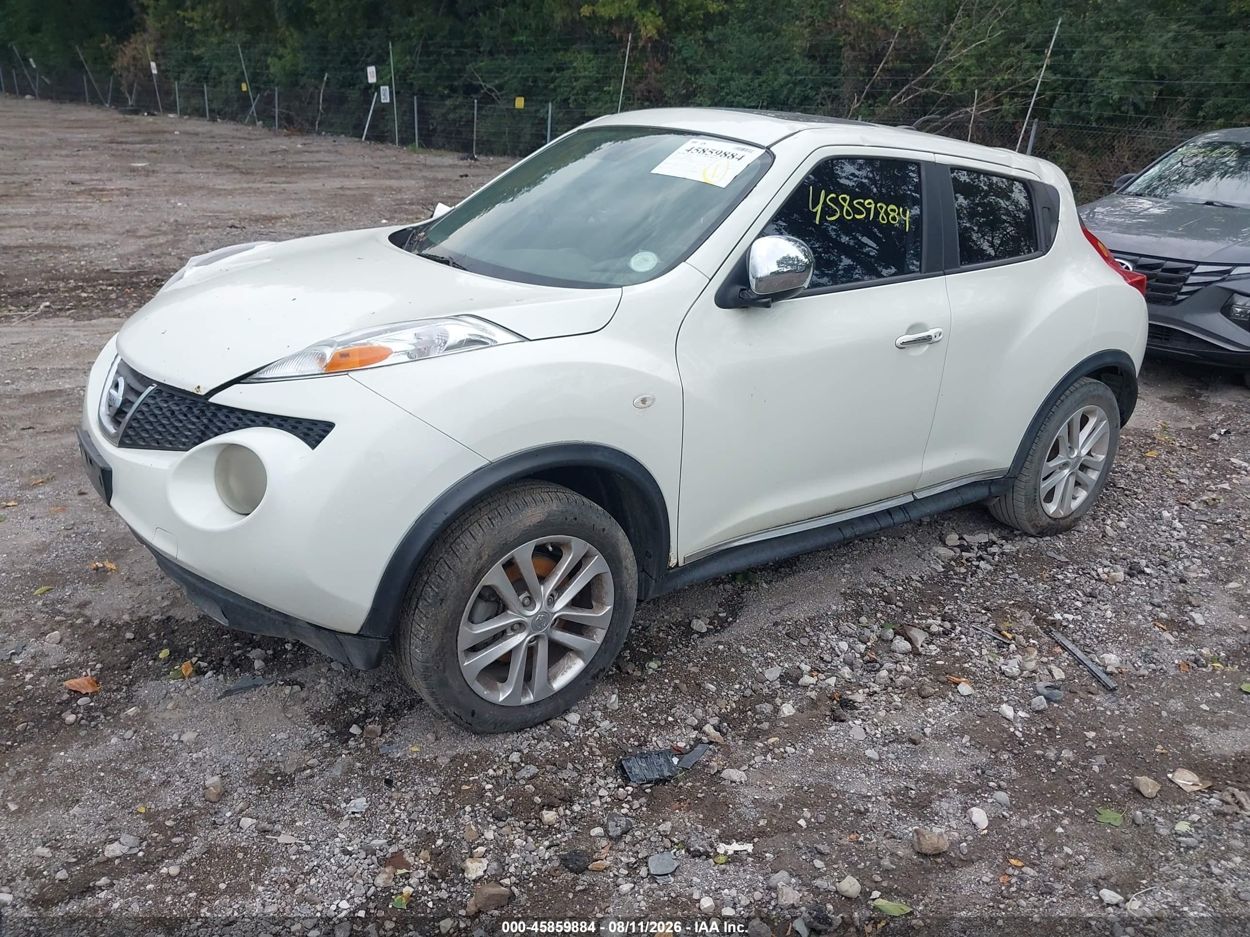 2011 Nissan Juke Sl Белый vin: JN8AF5MV5BT018778