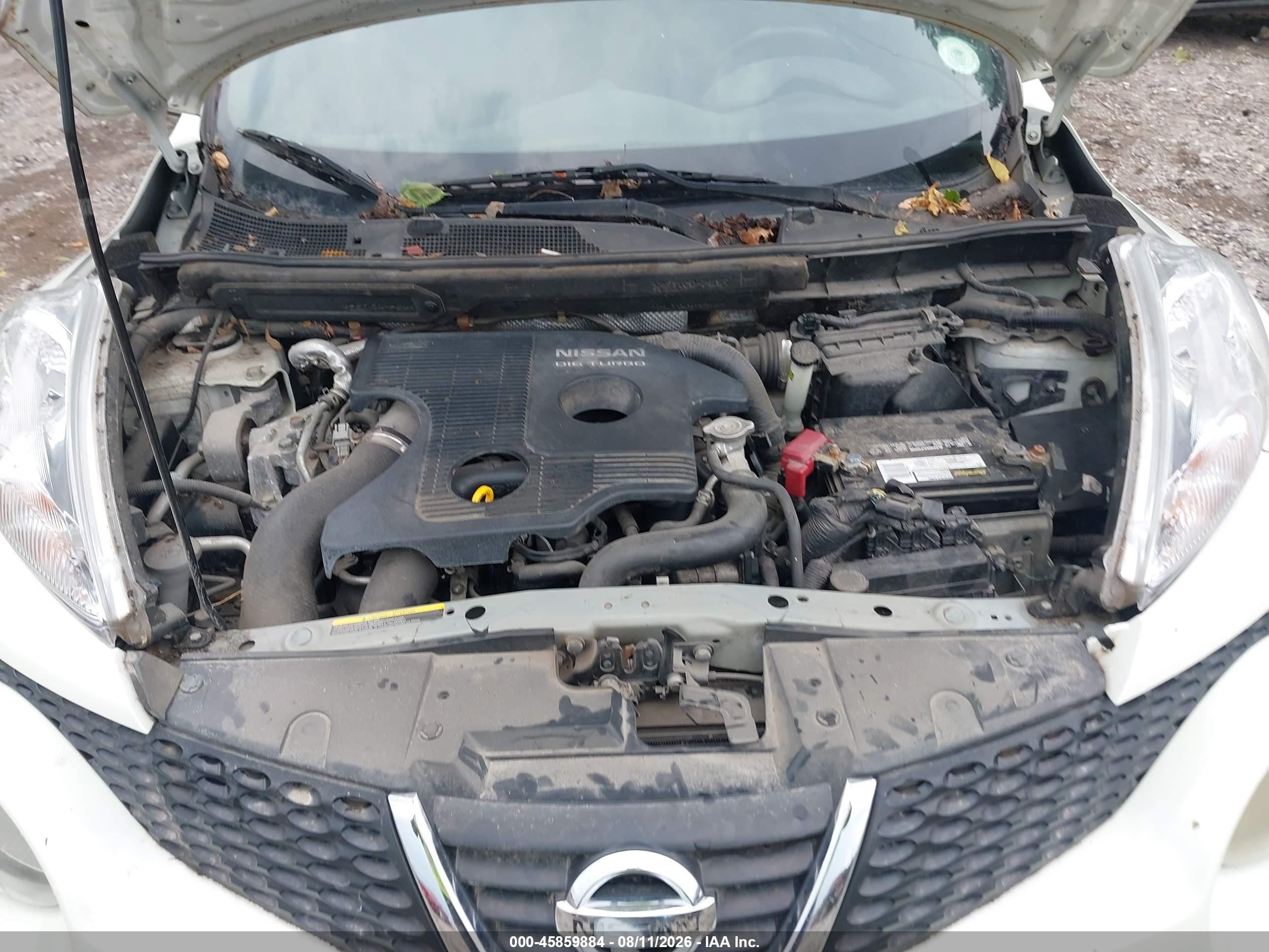 2011 Nissan Juke Sl Белый vin: JN8AF5MV5BT018778