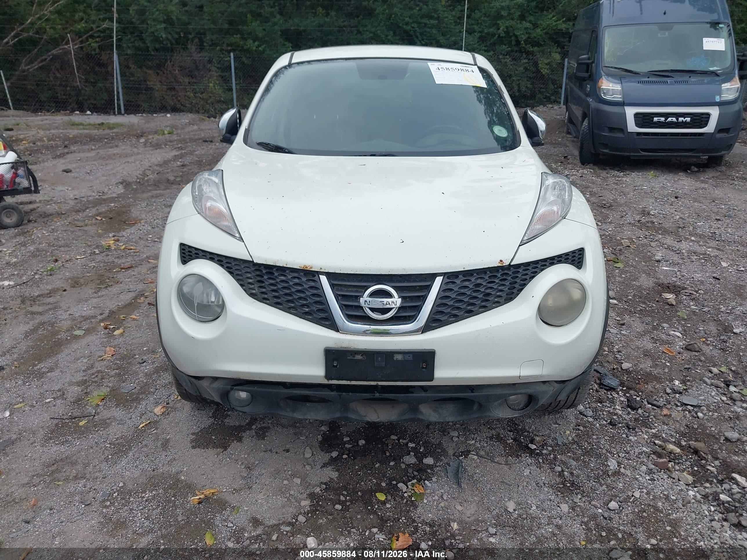 2011 Nissan Juke Sl Белый vin: JN8AF5MV5BT018778