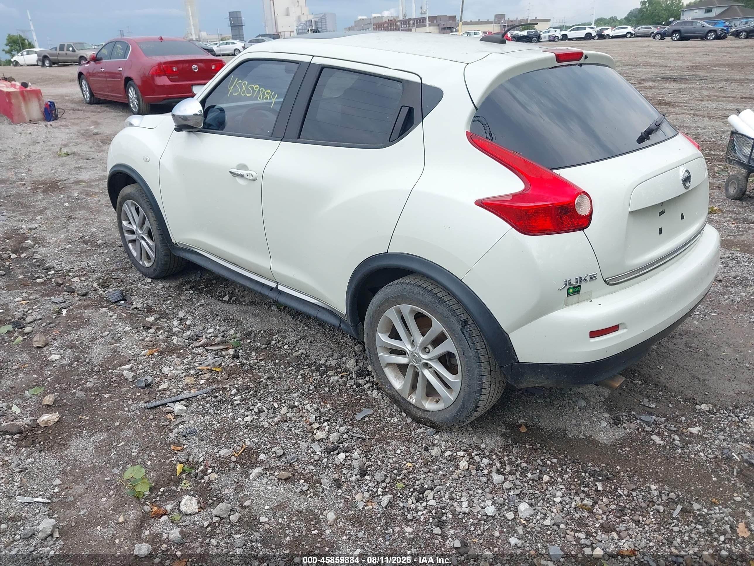 2011 Nissan Juke Sl Белый vin: JN8AF5MV5BT018778
