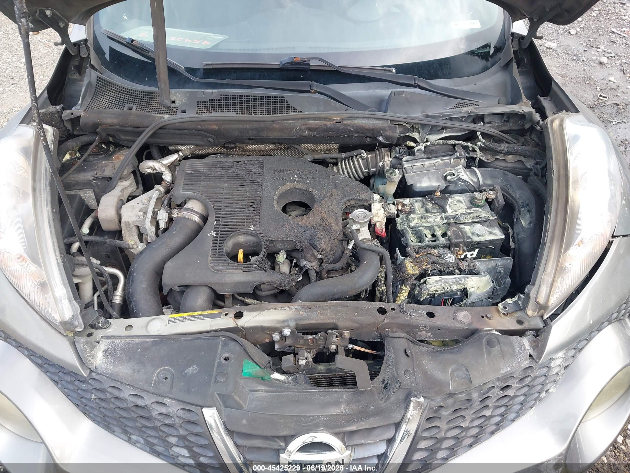2011 Nissan Juke Sv Серый vin: JN8AF5MV5BT021406