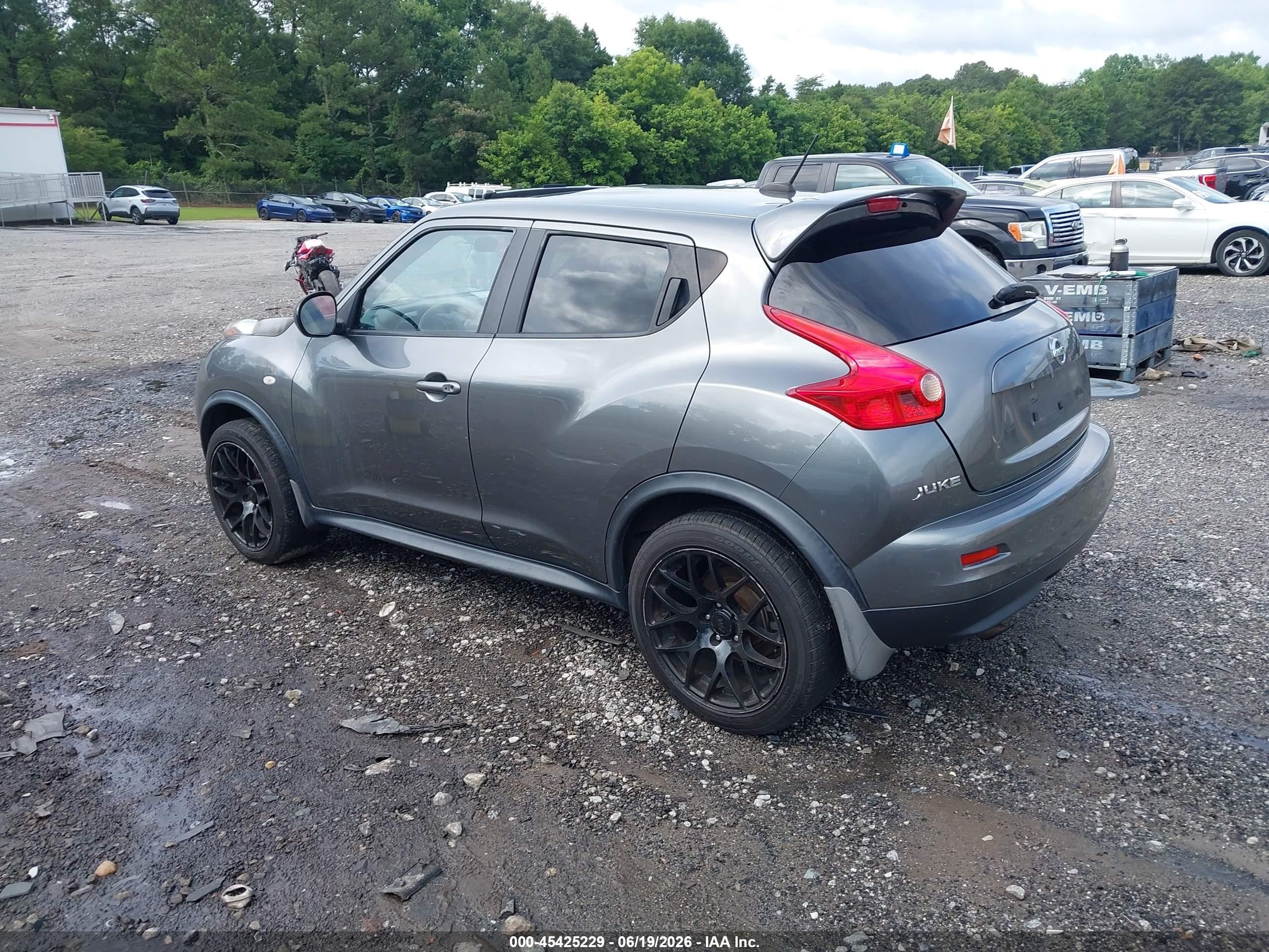 2011 Nissan Juke Sv Серый vin: JN8AF5MV5BT021406