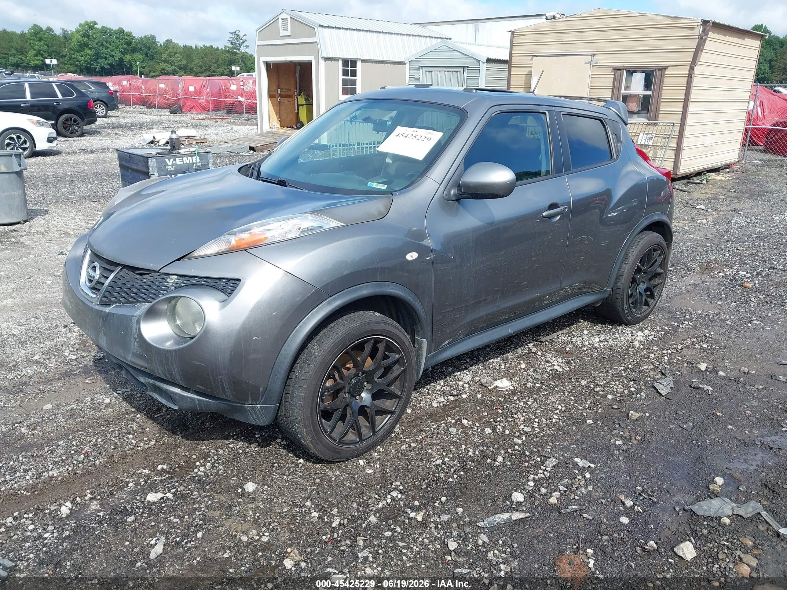 2011 Nissan Juke Sv Серый vin: JN8AF5MV5BT021406