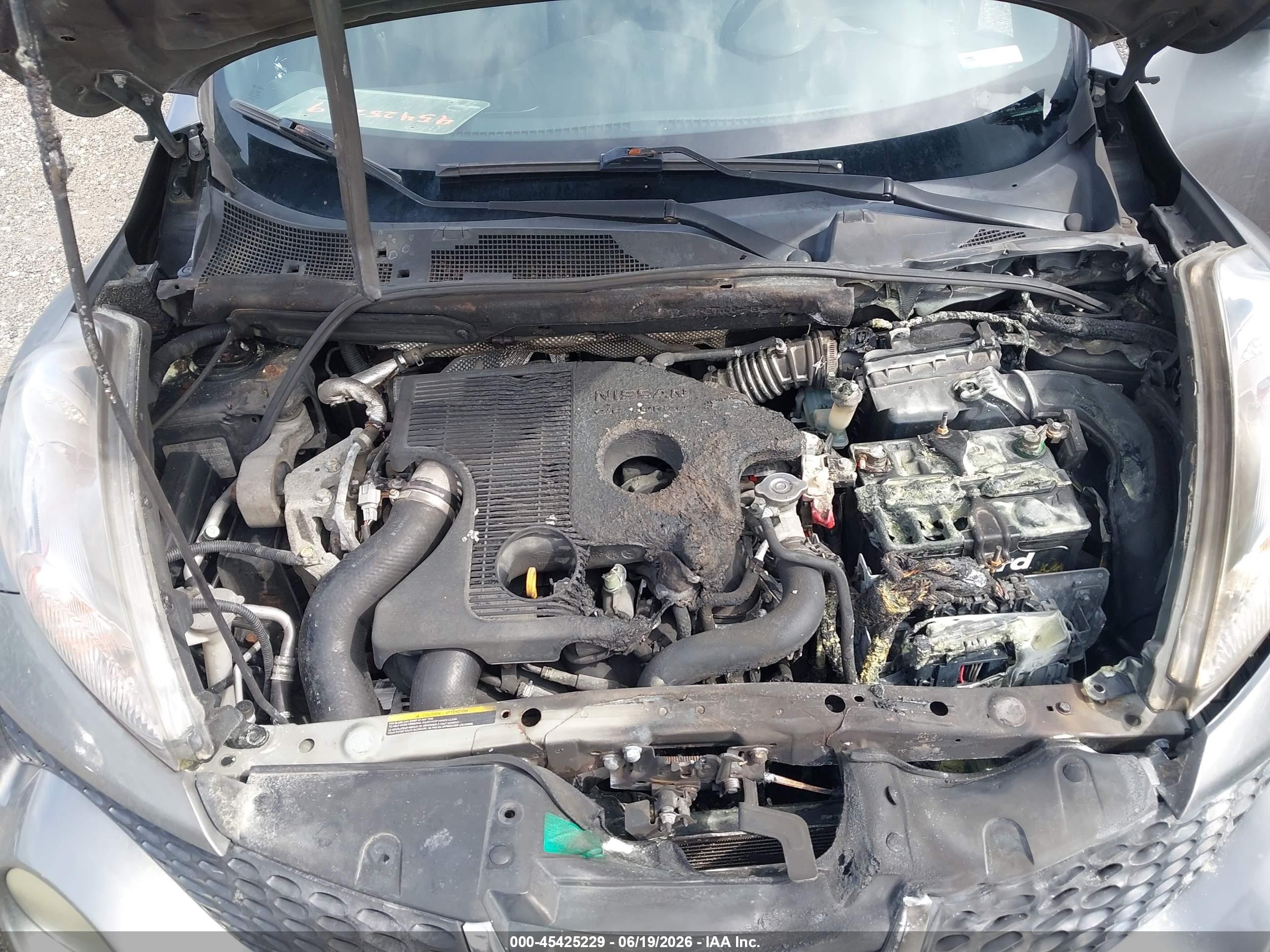 2011 Nissan Juke Sv Серый vin: JN8AF5MV5BT021406