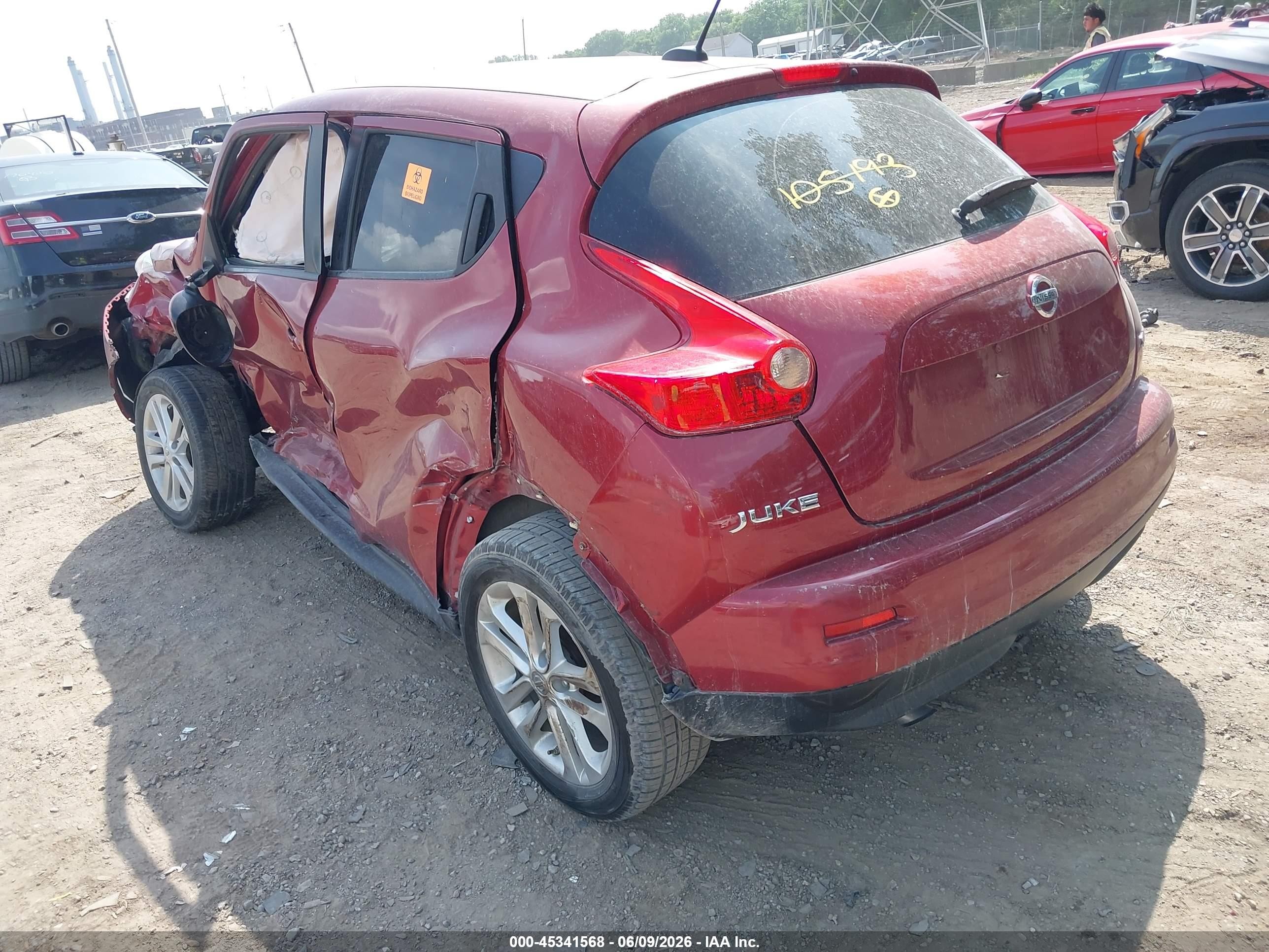 2012 Nissan Juke Sv Red vin: JN8AF5MV5CT105193