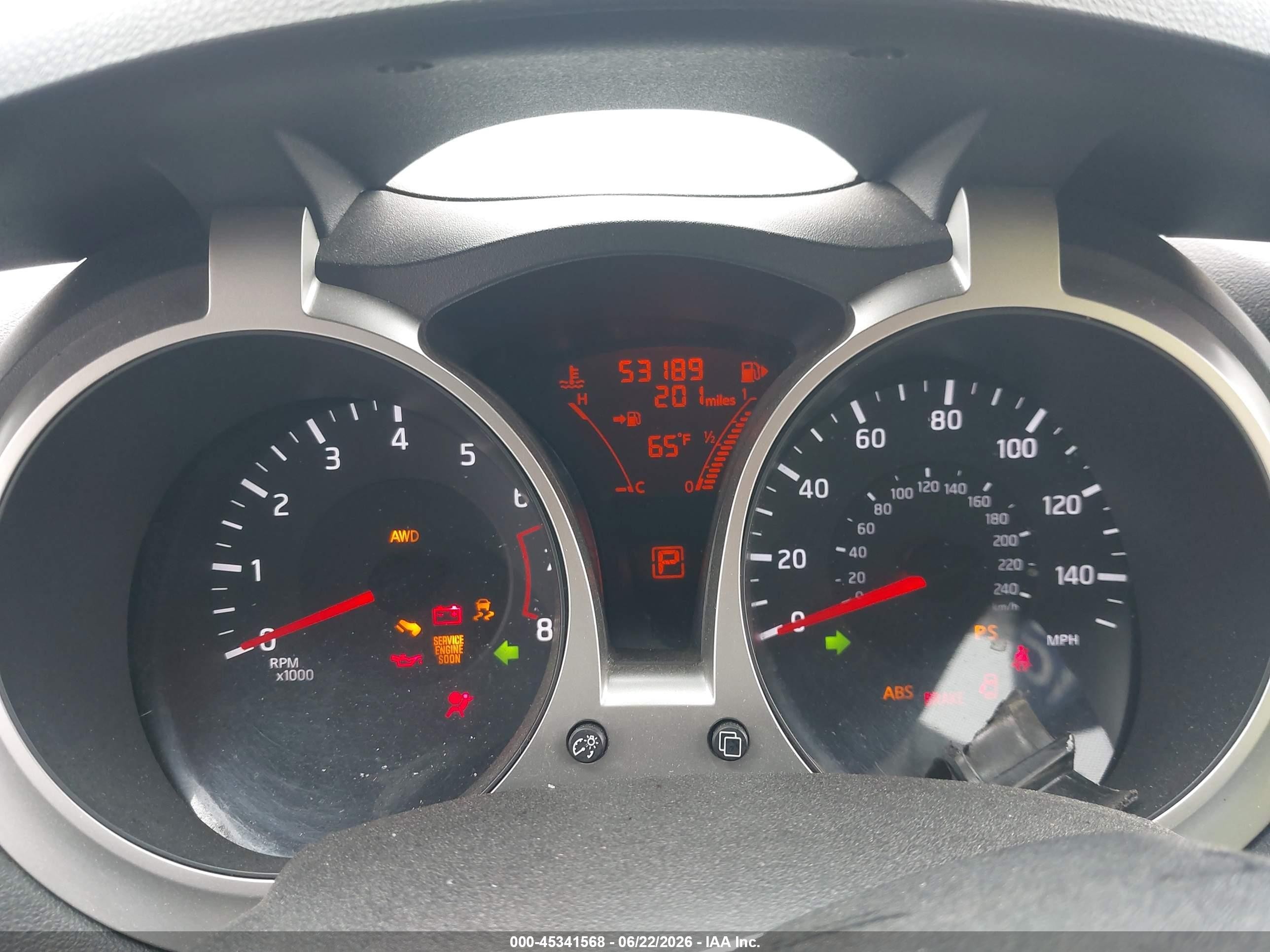 2012 Nissan Juke Sv Red vin: JN8AF5MV5CT105193