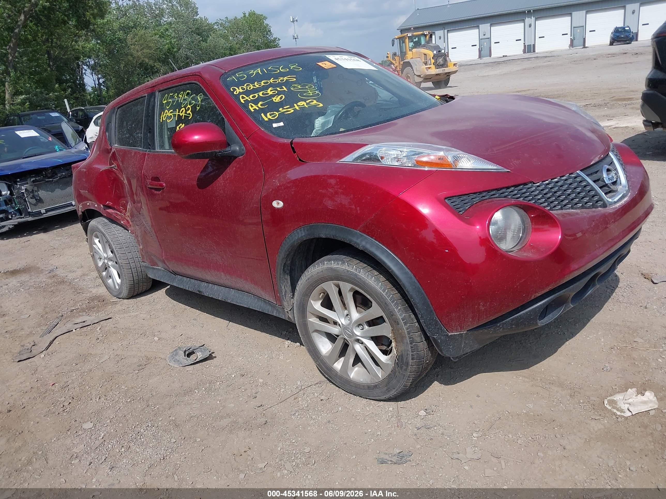 2012 Nissan Juke Sv Red vin: JN8AF5MV5CT105193
