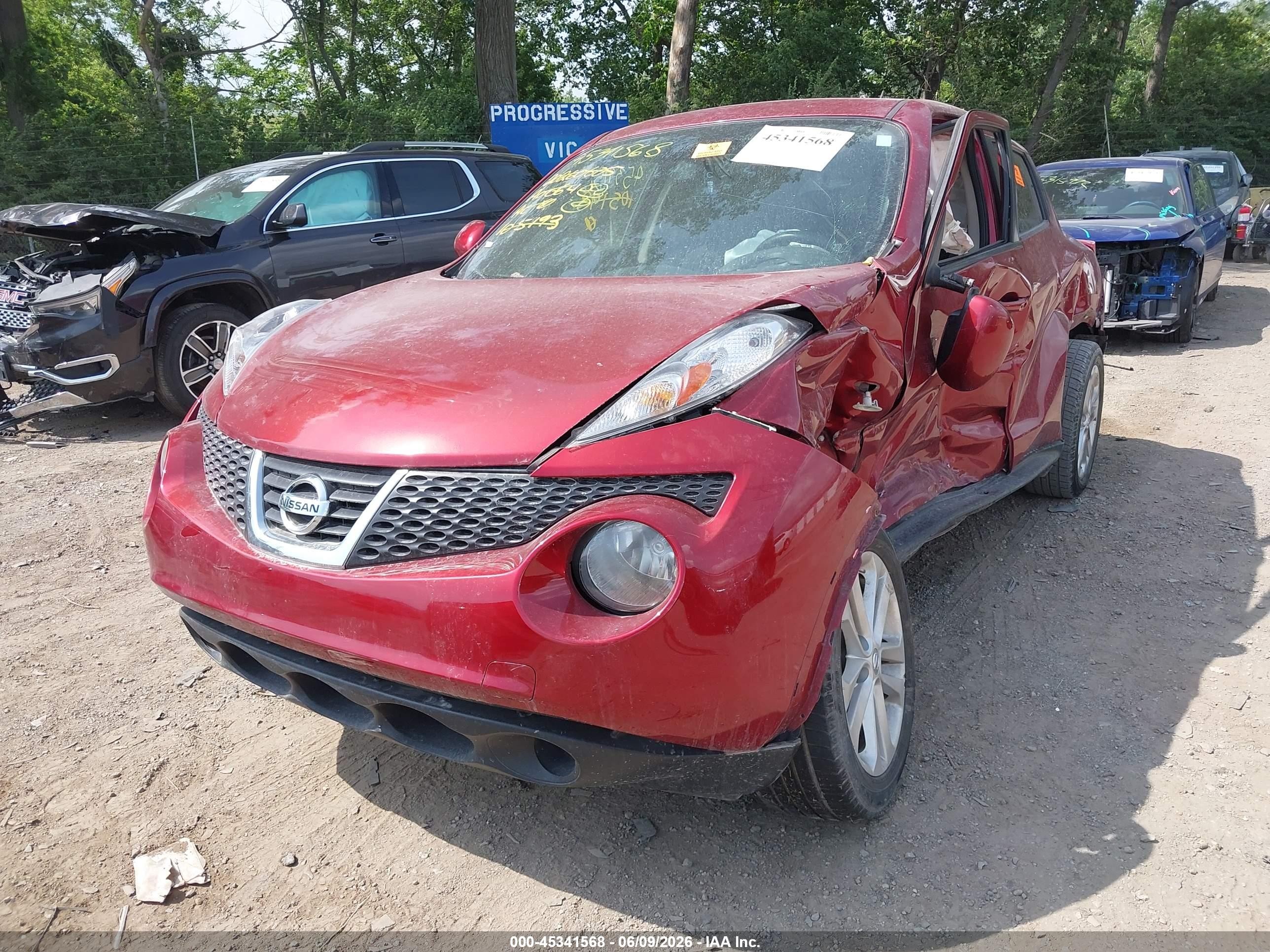 2012 Nissan Juke Sv Red vin: JN8AF5MV5CT105193