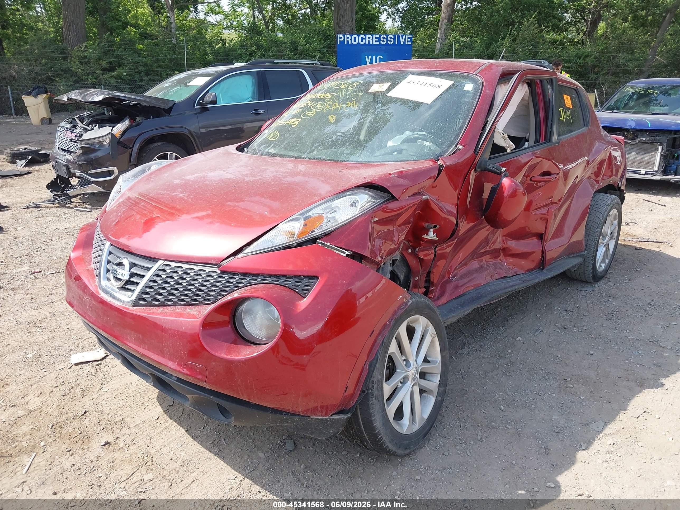 2012 Nissan Juke Sv Red vin: JN8AF5MV5CT105193