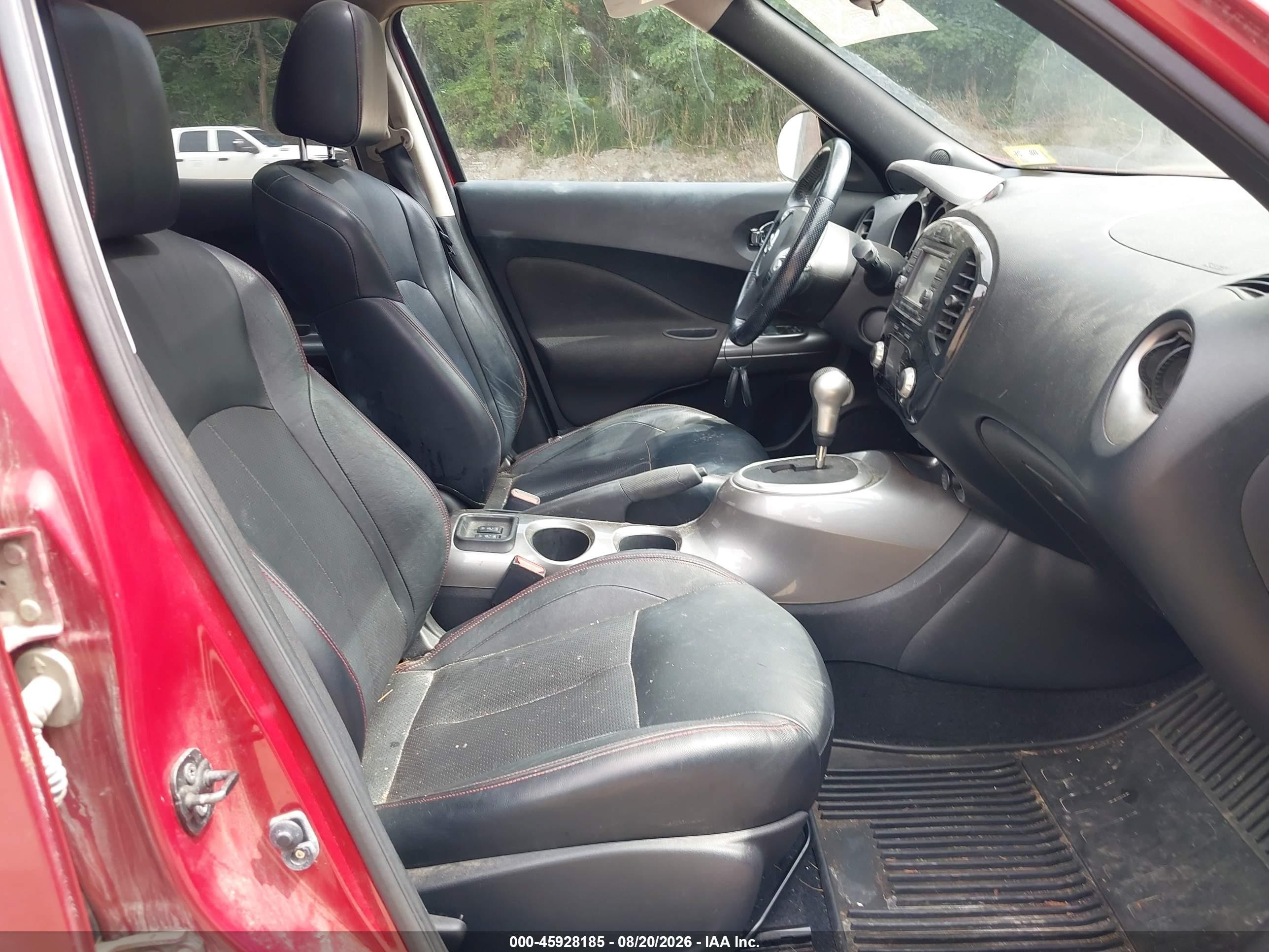2012 Nissan Juke Sl Red vin: JN8AF5MV5CT114542