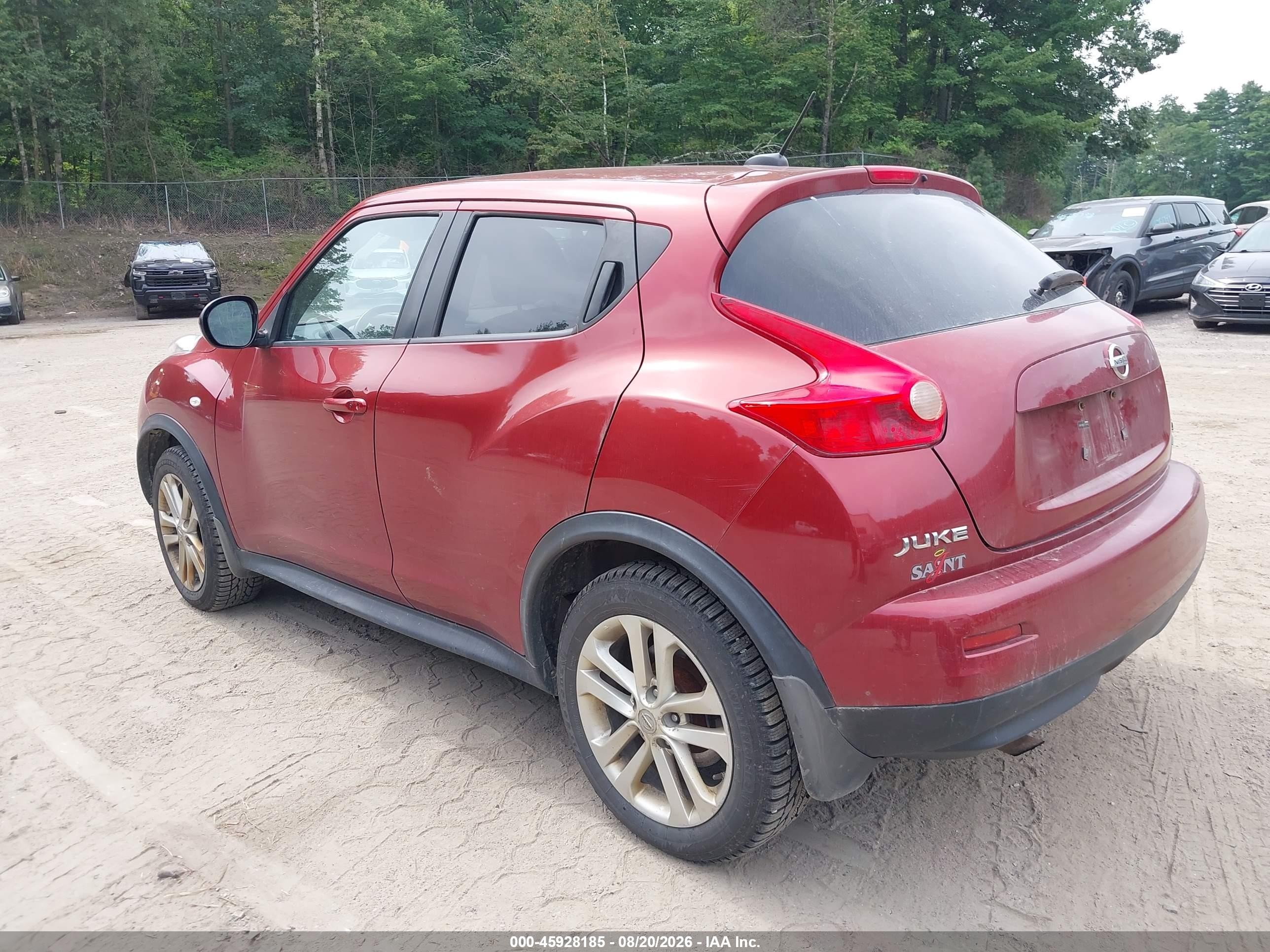 2012 Nissan Juke Sl Red vin: JN8AF5MV5CT114542