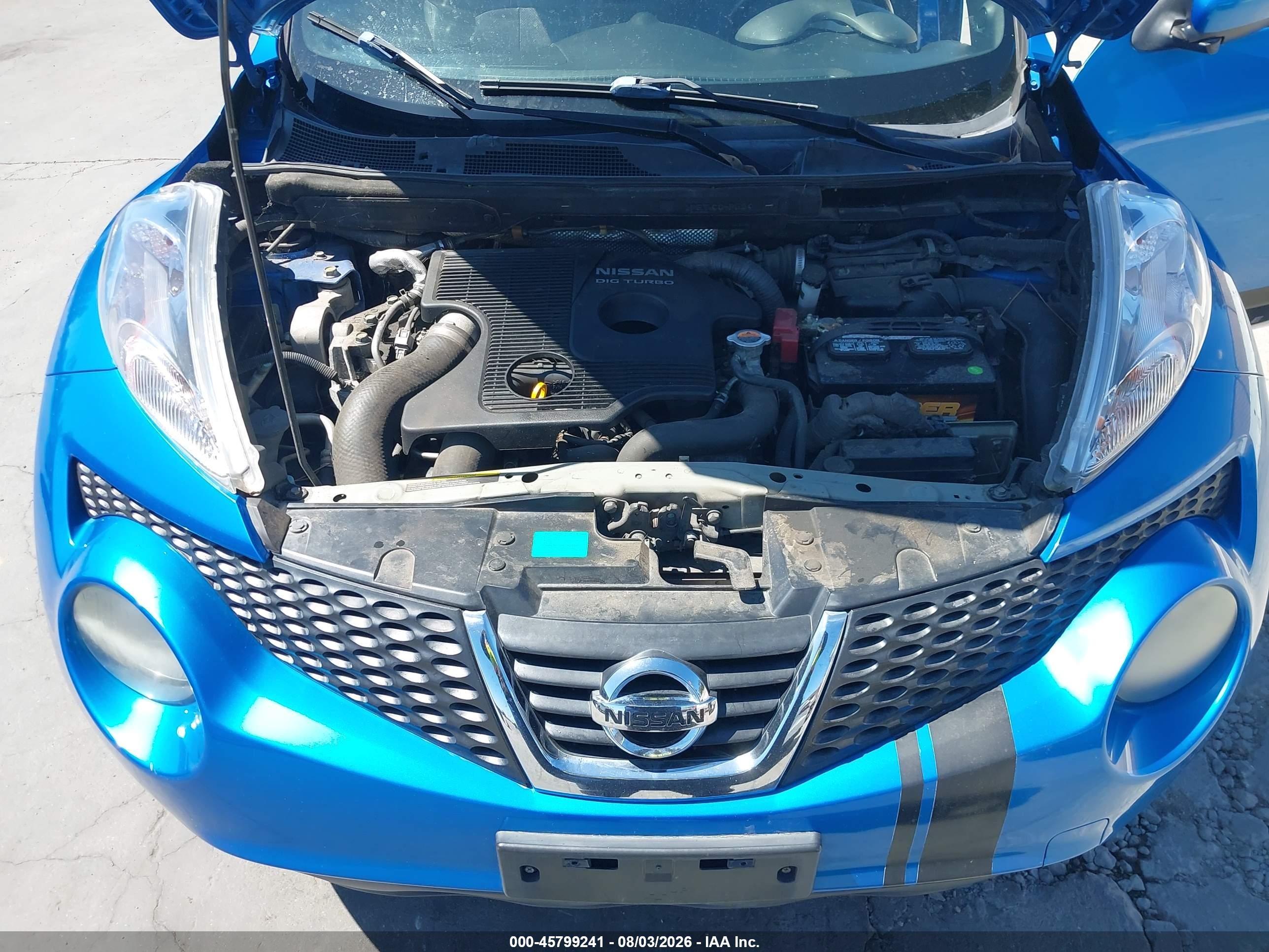 2012 Nissan Juke Sl Blue vin: JN8AF5MV5CT119823