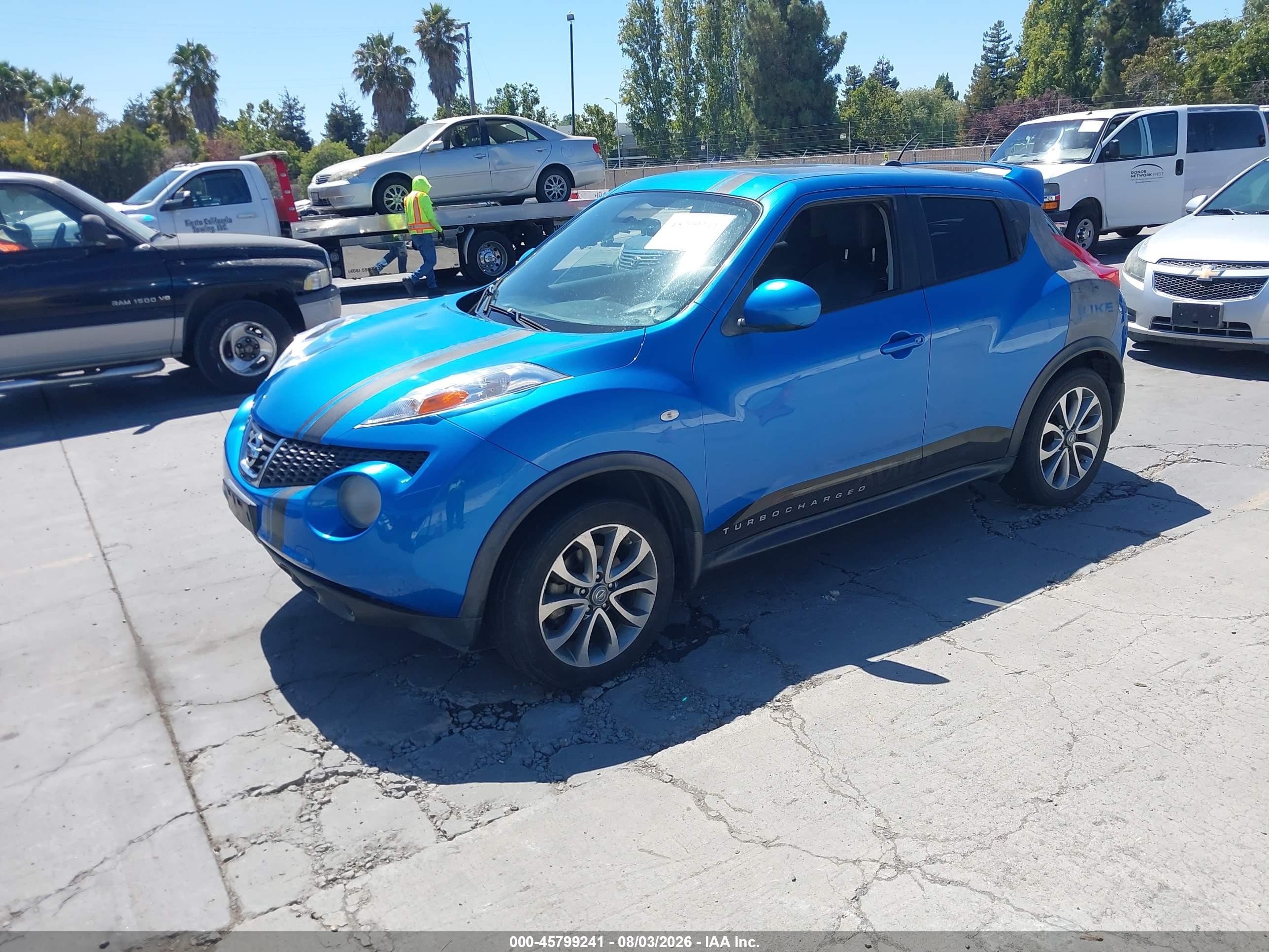 2012 Nissan Juke Sl Blue vin: JN8AF5MV5CT119823