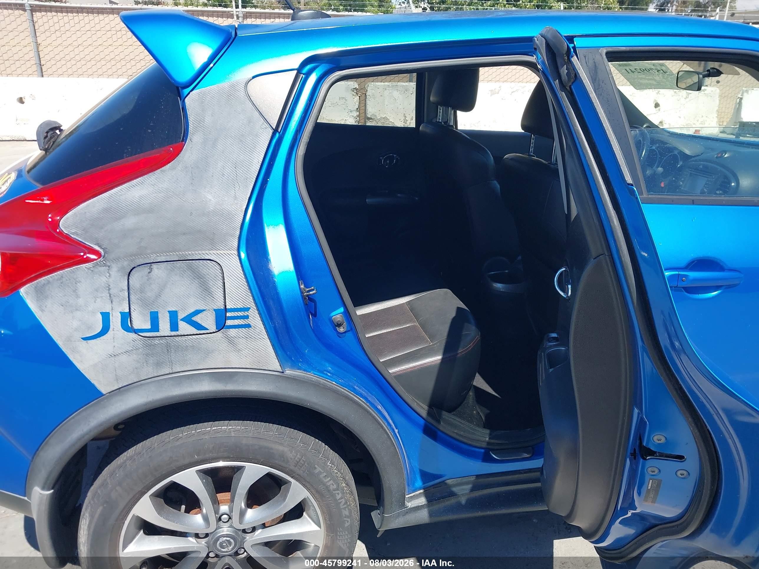 2012 Nissan Juke Sl Blue vin: JN8AF5MV5CT119823