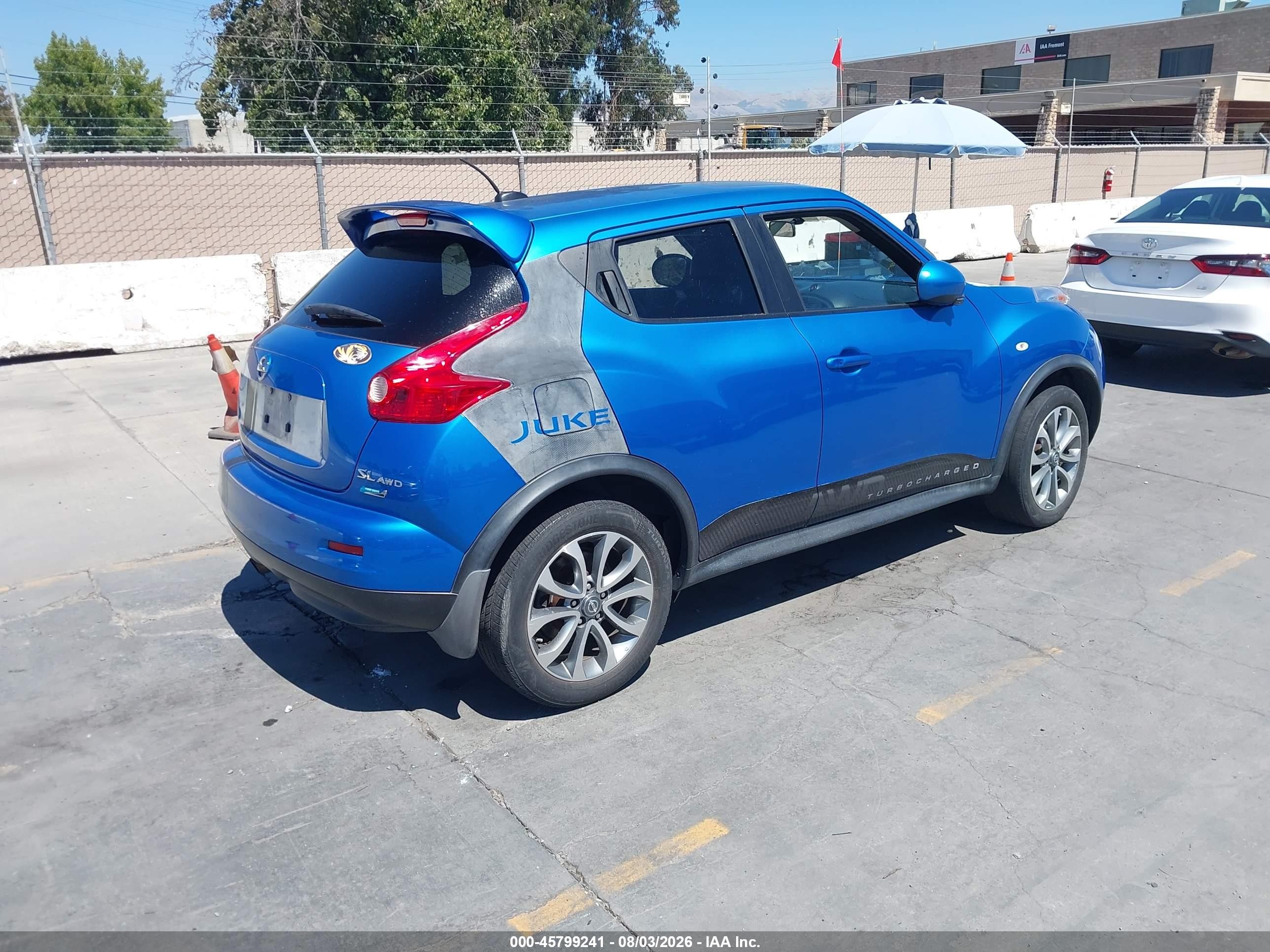 2012 Nissan Juke Sl Blue vin: JN8AF5MV5CT119823