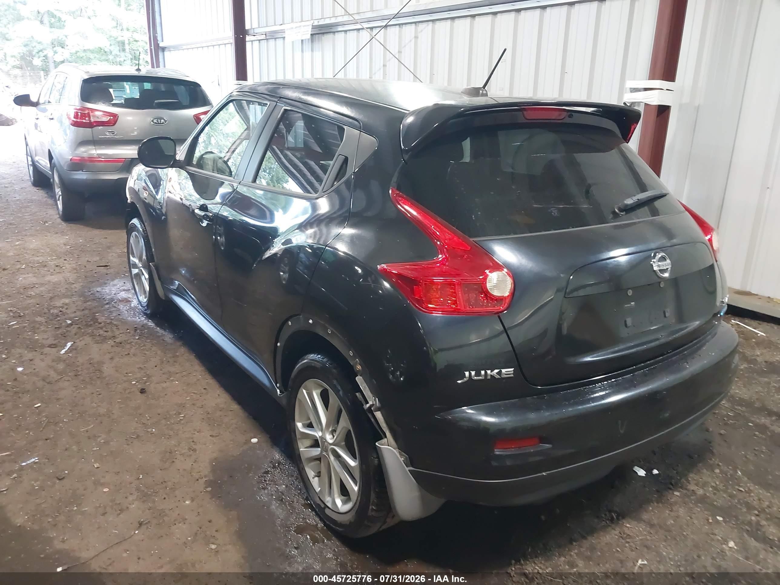 2012 Nissan Juke Sl Черный vin: JN8AF5MV5CT120342