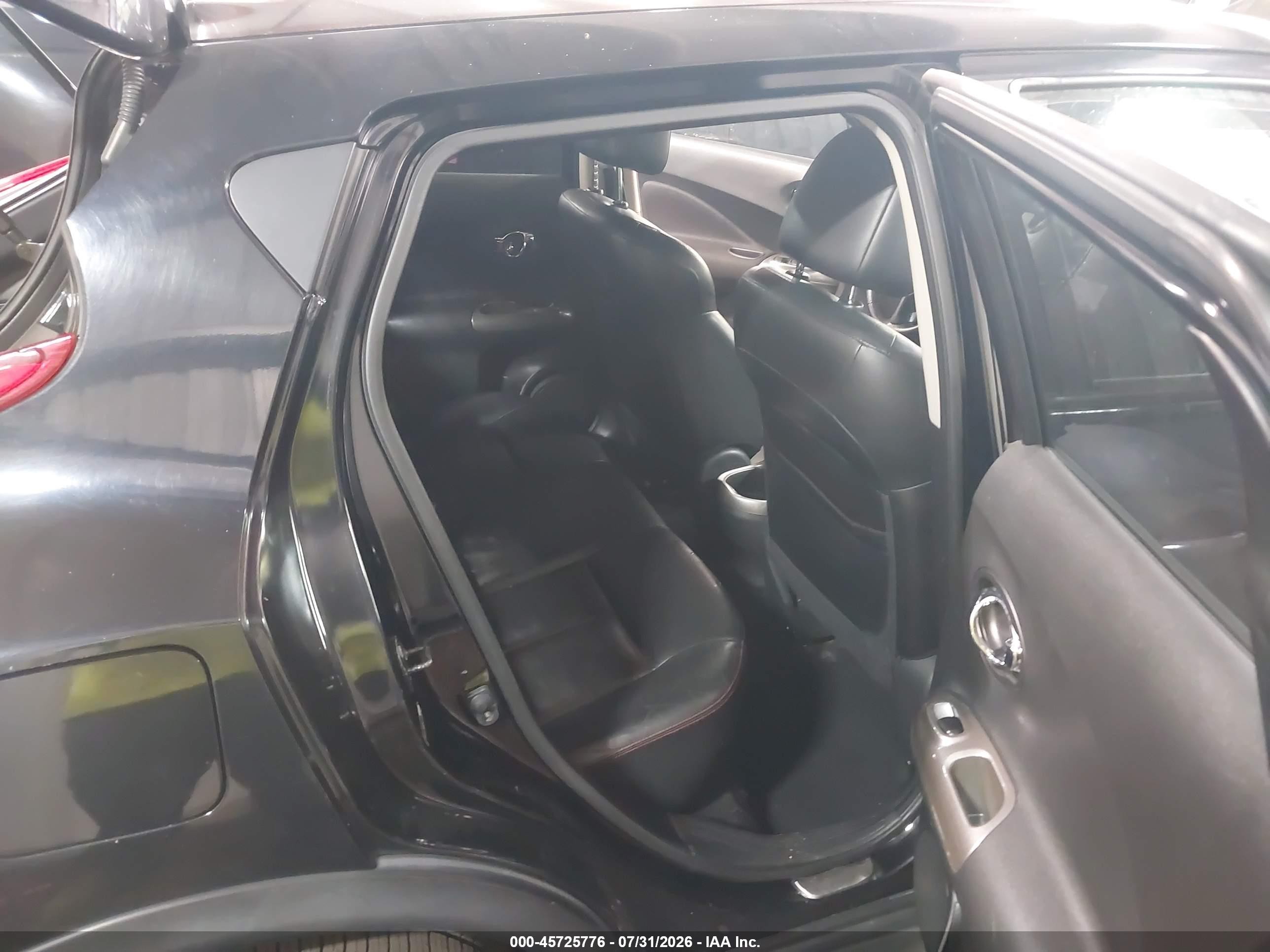 2012 Nissan Juke Sl Черный vin: JN8AF5MV5CT120342