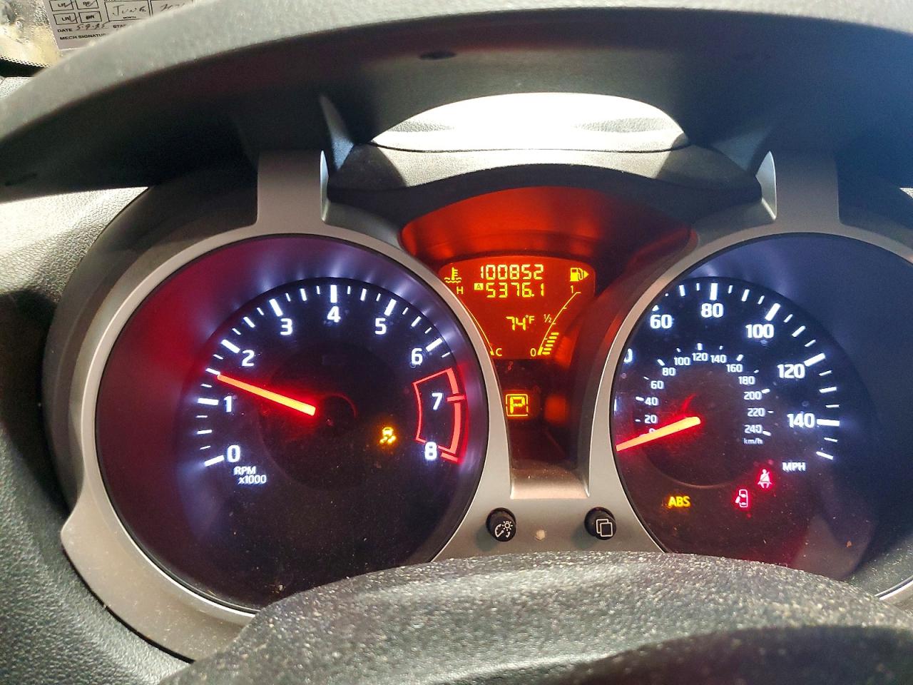2012 Nissan Juke S Красный vin: JN8AF5MV5CT120924
