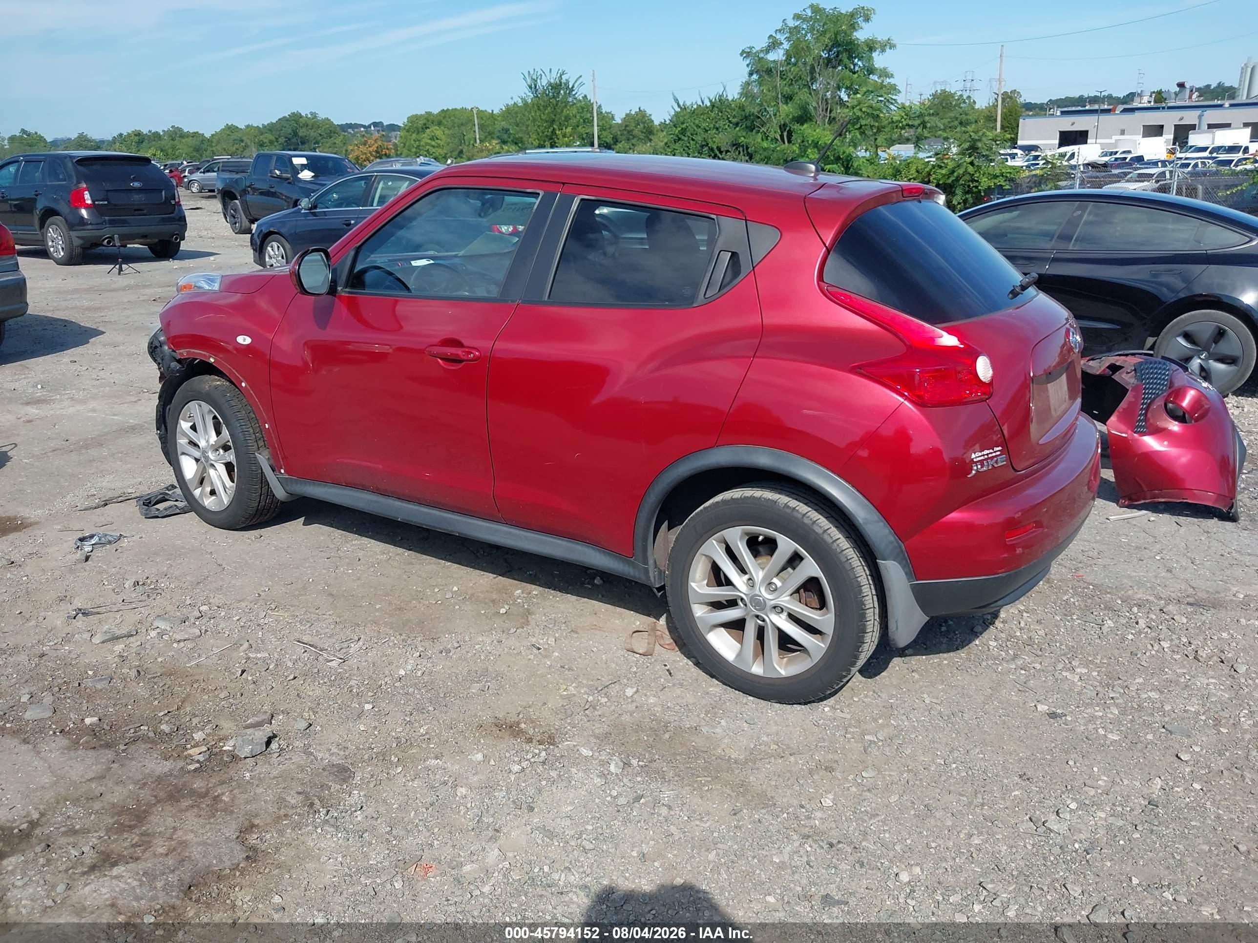 2012 Nissan Juke Sv Red vin: JN8AF5MV5CT127257