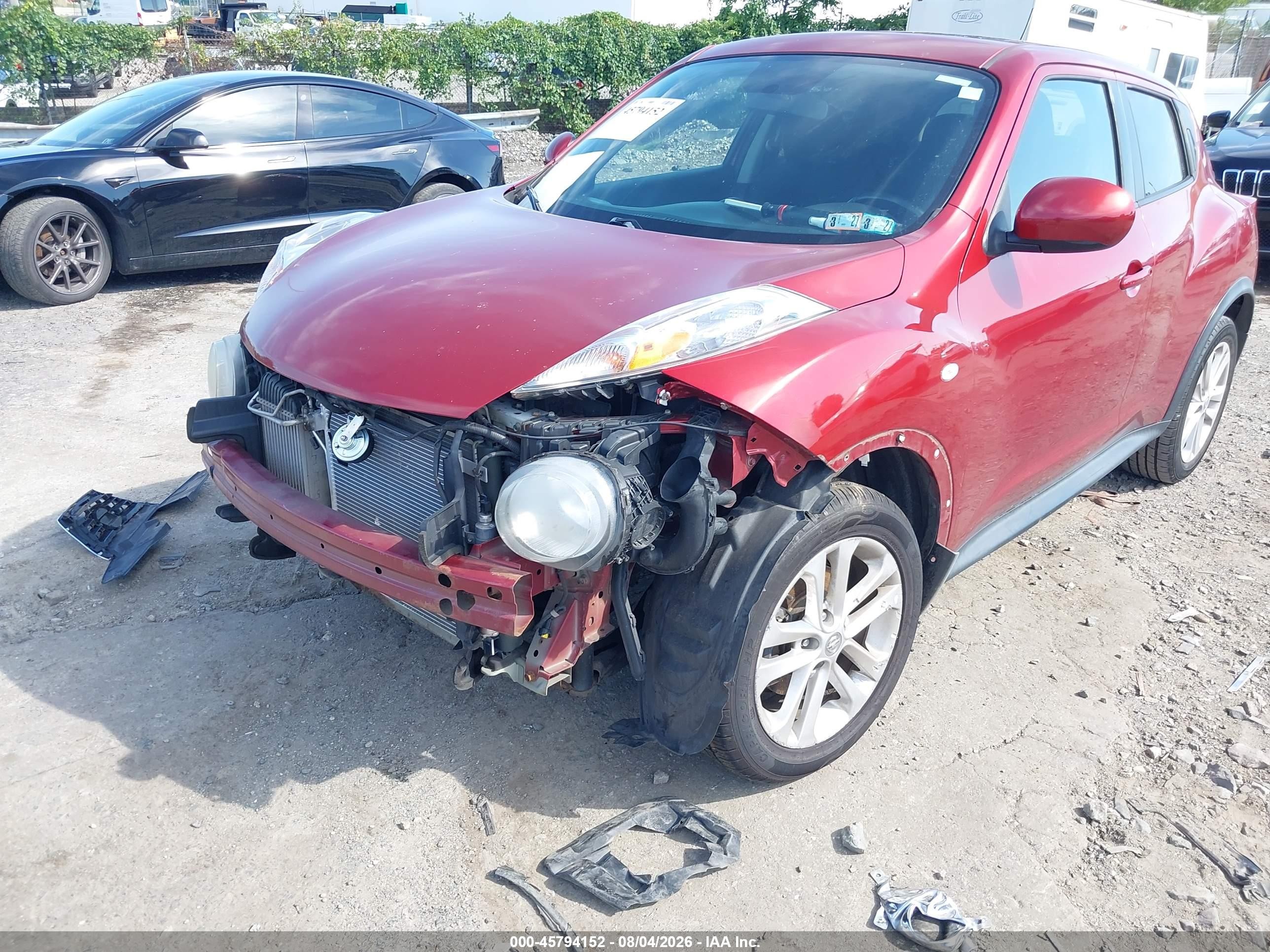 2012 Nissan Juke Sv Red vin: JN8AF5MV5CT127257