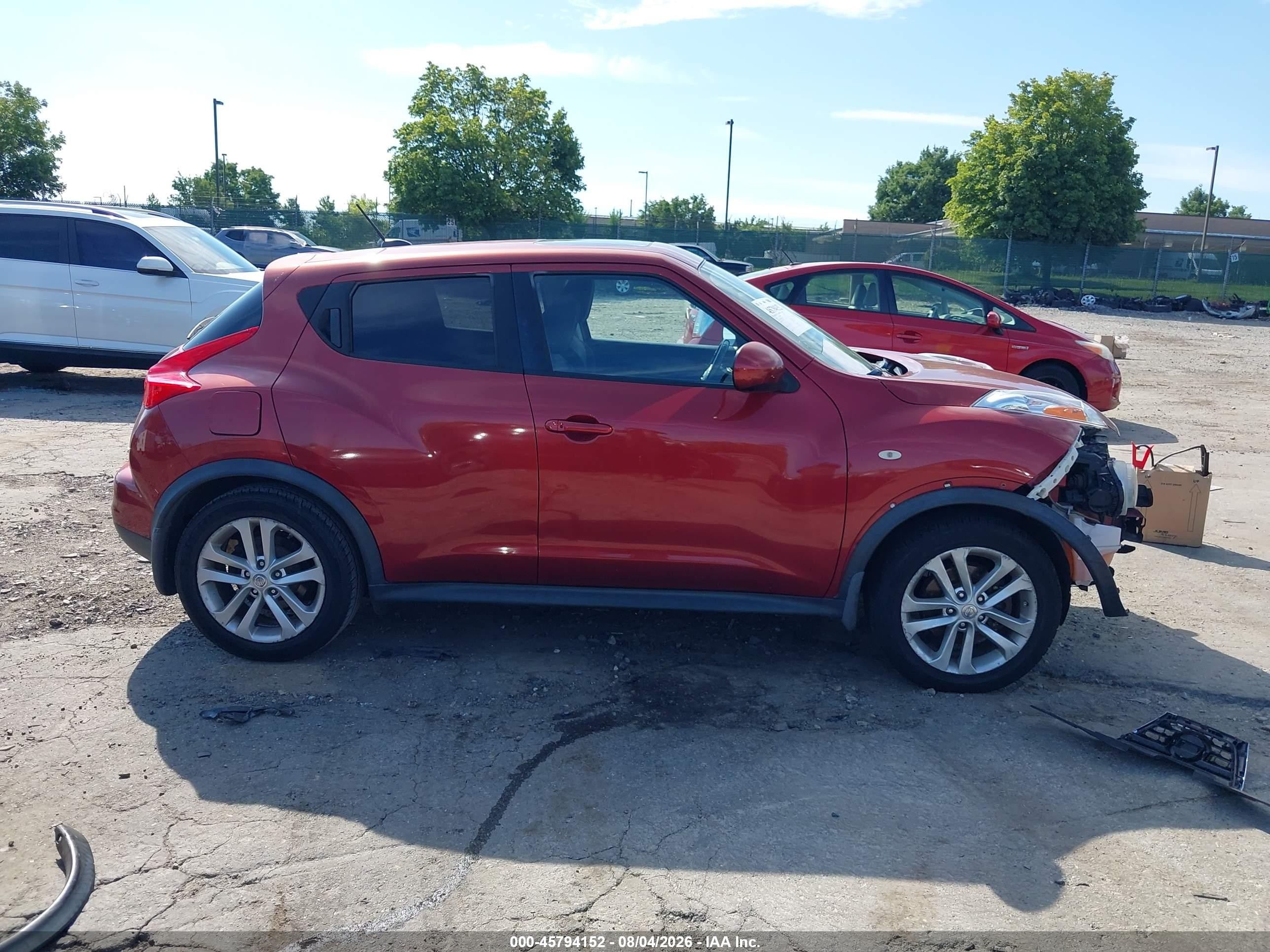 2012 Nissan Juke Sv Red vin: JN8AF5MV5CT127257