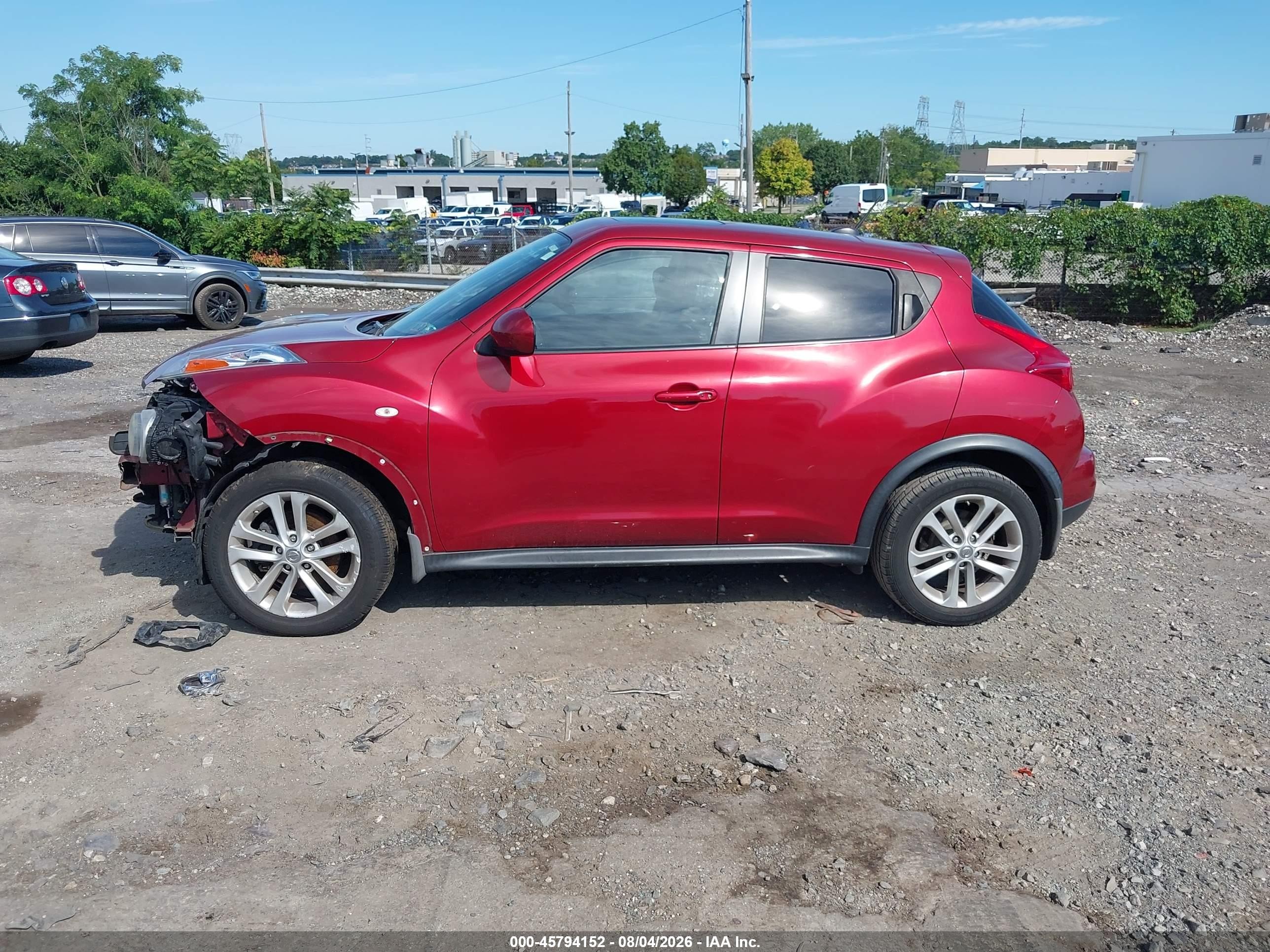 2012 Nissan Juke Sv Red vin: JN8AF5MV5CT127257
